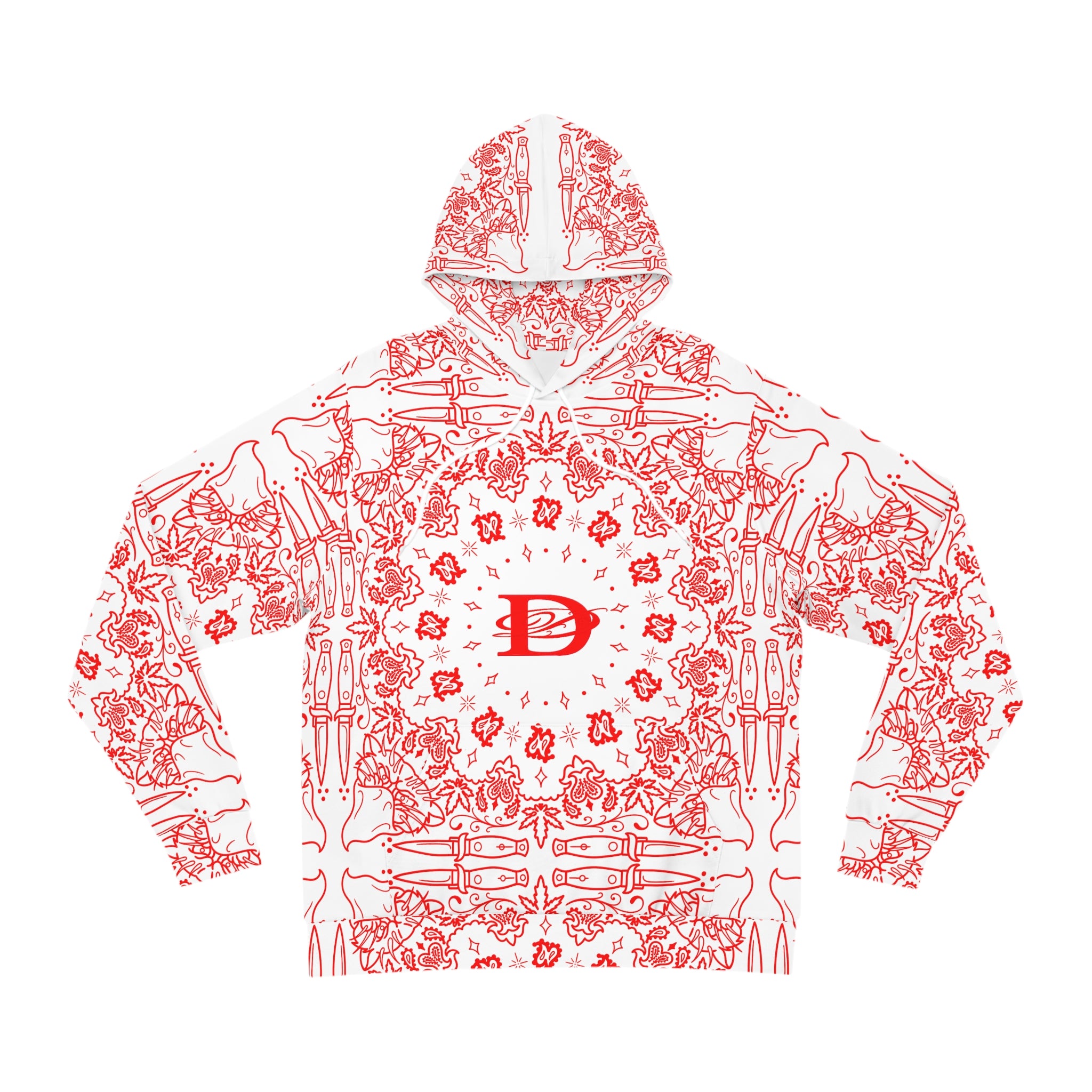 DD Custom Bandana Print Unisex Hoodie AOP