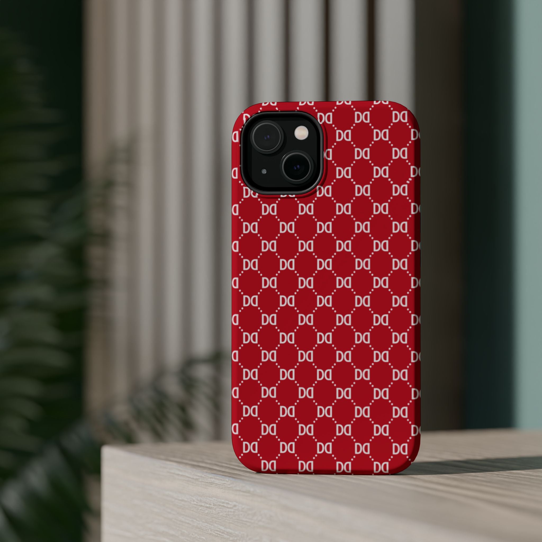 DD Monogram Pattern Magnetic Phone Case