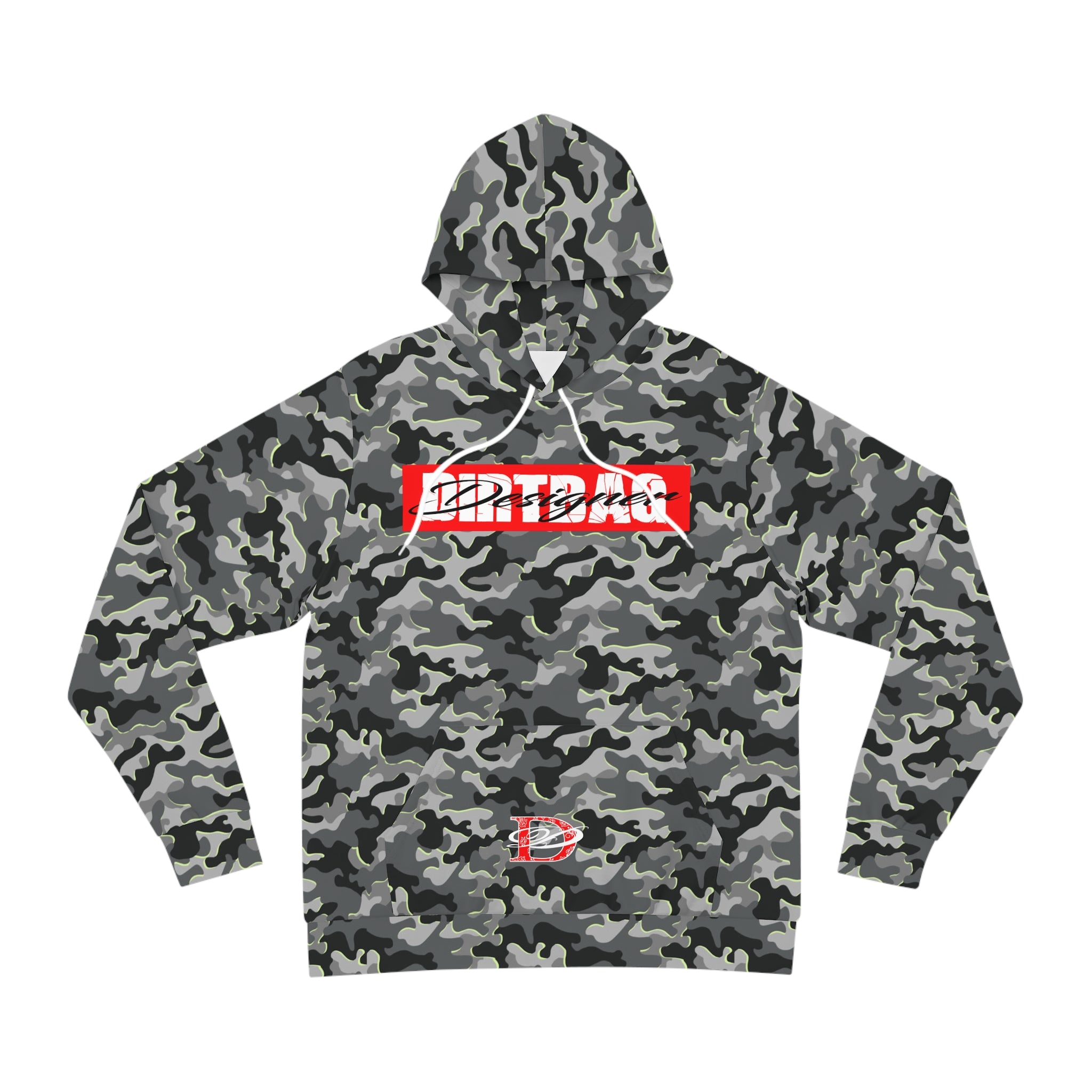 DD Box Logo W/ Climbing Bandana Panther Unisex Urban Camo Hoodie AOP