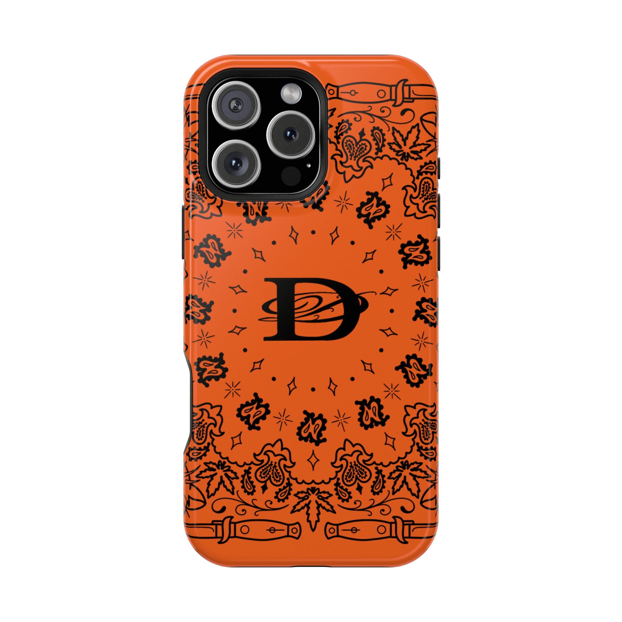 DD Custom Bandana Print Stylish Magnetic Phone Cases for Trendy Protection, Customize Your Style, Personalized Gift, Unique Design