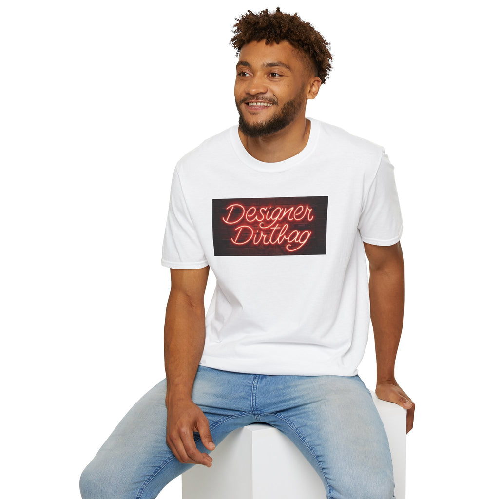 DD Neon Sign Softstyle Unisex T-Shirt