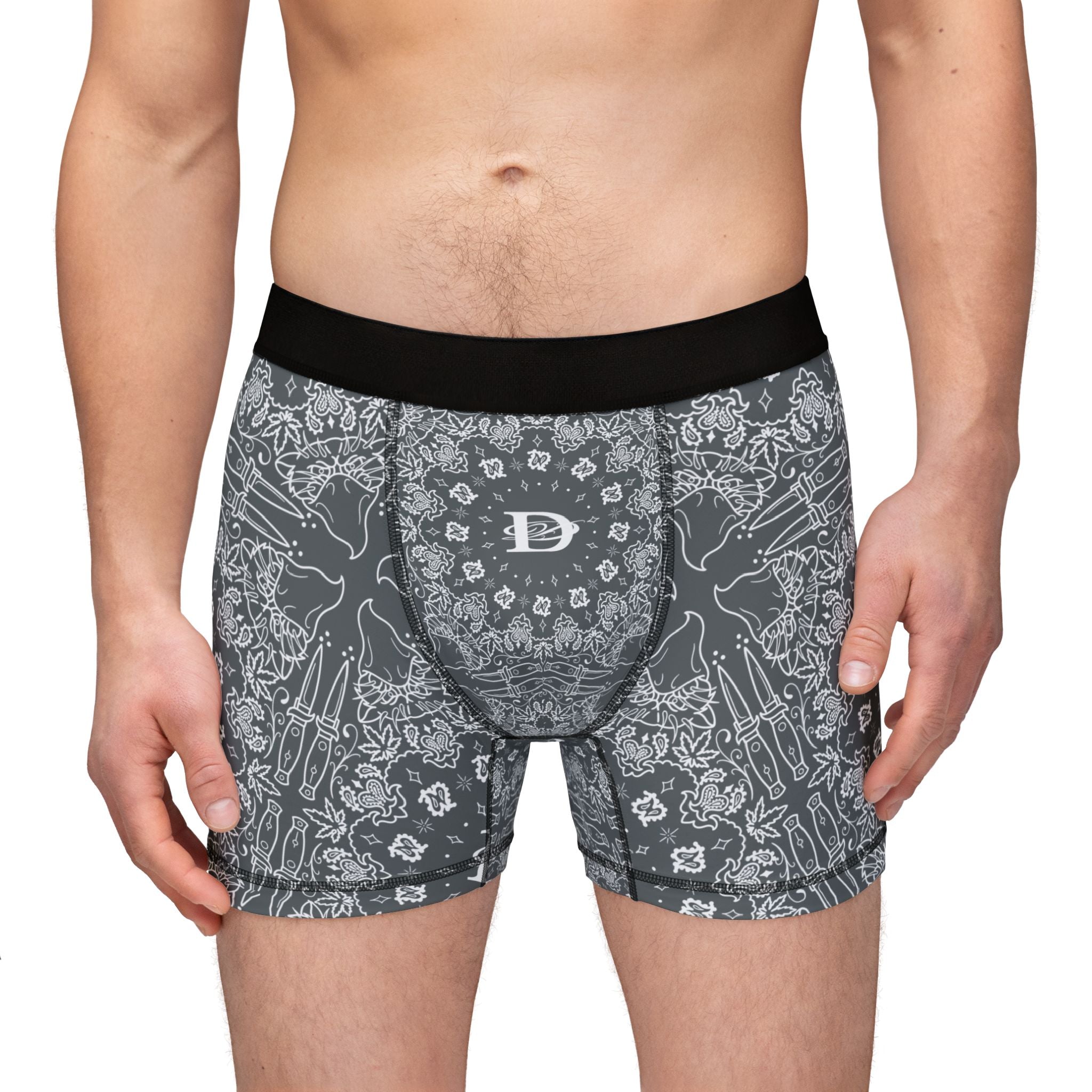 DD Custom Bandana Print Men's Boxers AOP