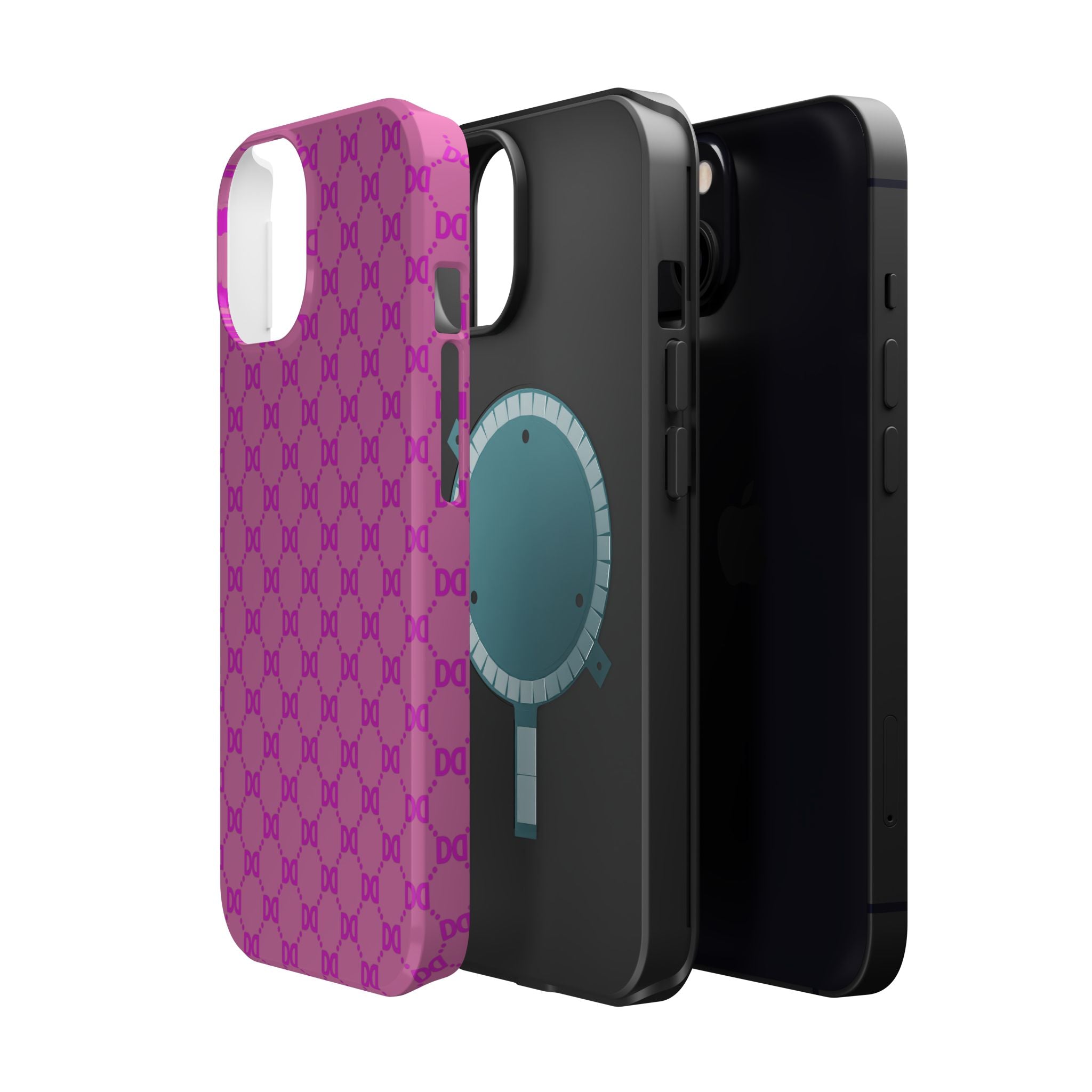 DD Monogram Pattern Magnetic Phone Case