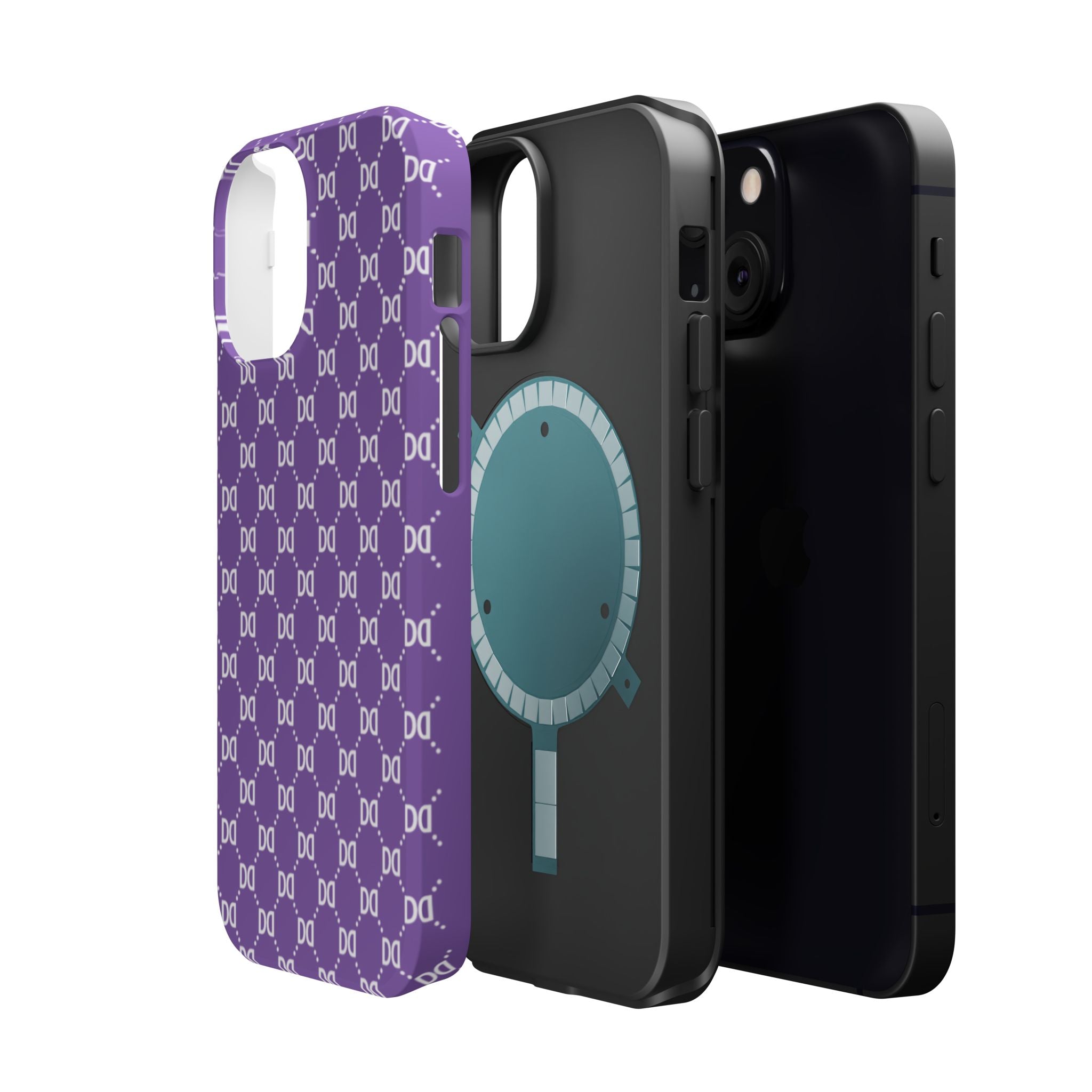 DD Monogram Pattern Magnetic Phone Case