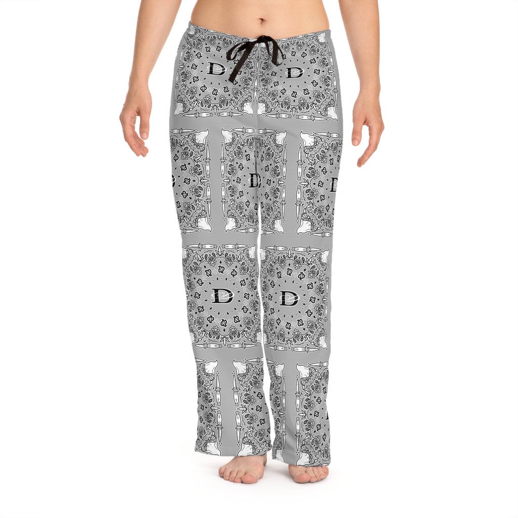 DD Custom Bandana Print Women's Pajama Pants AOP