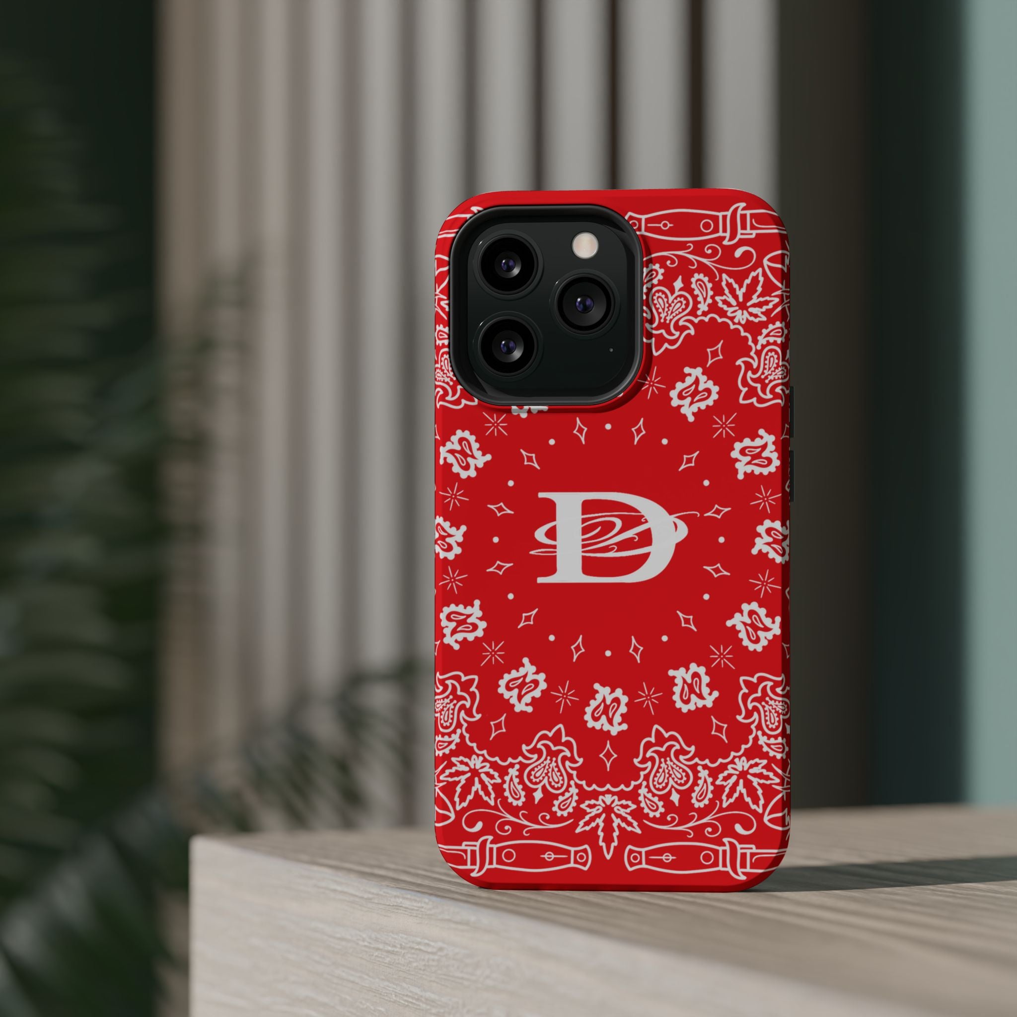DD Custom Bandana Print Magnetic iPhone Case