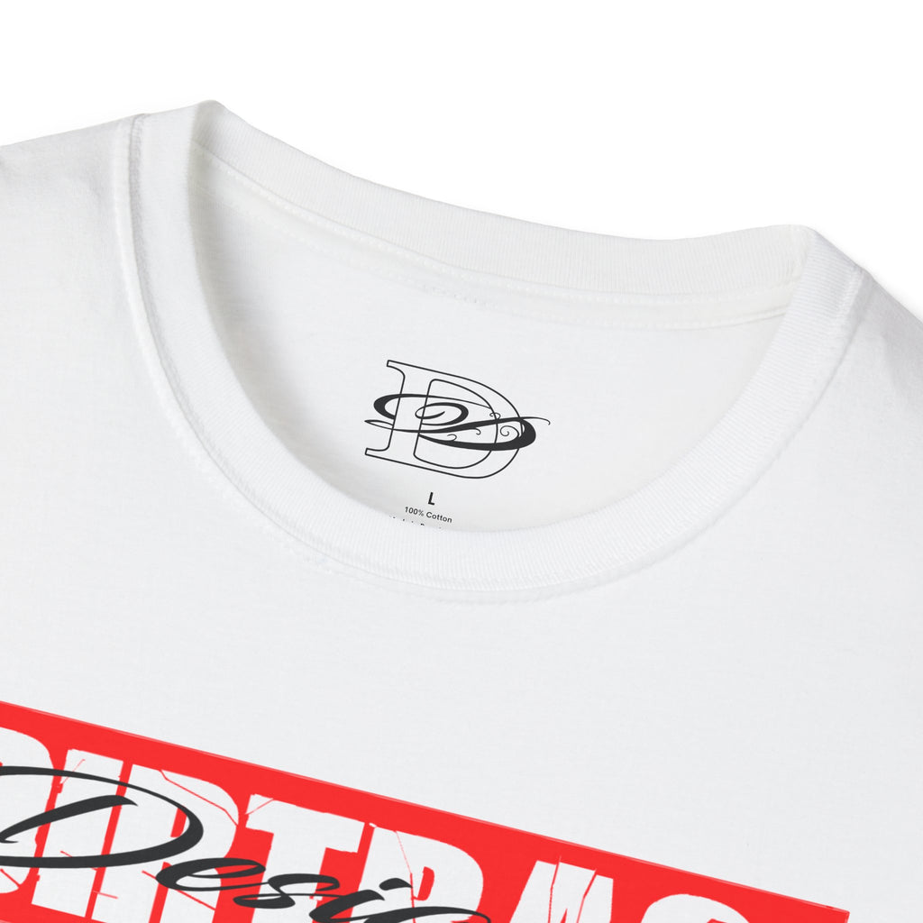 Broken Dirtbag Logo Graphic Unisex Softstyle T-Shirt, Casual Wear, Streetwear, Urban Fashion, Tattoo