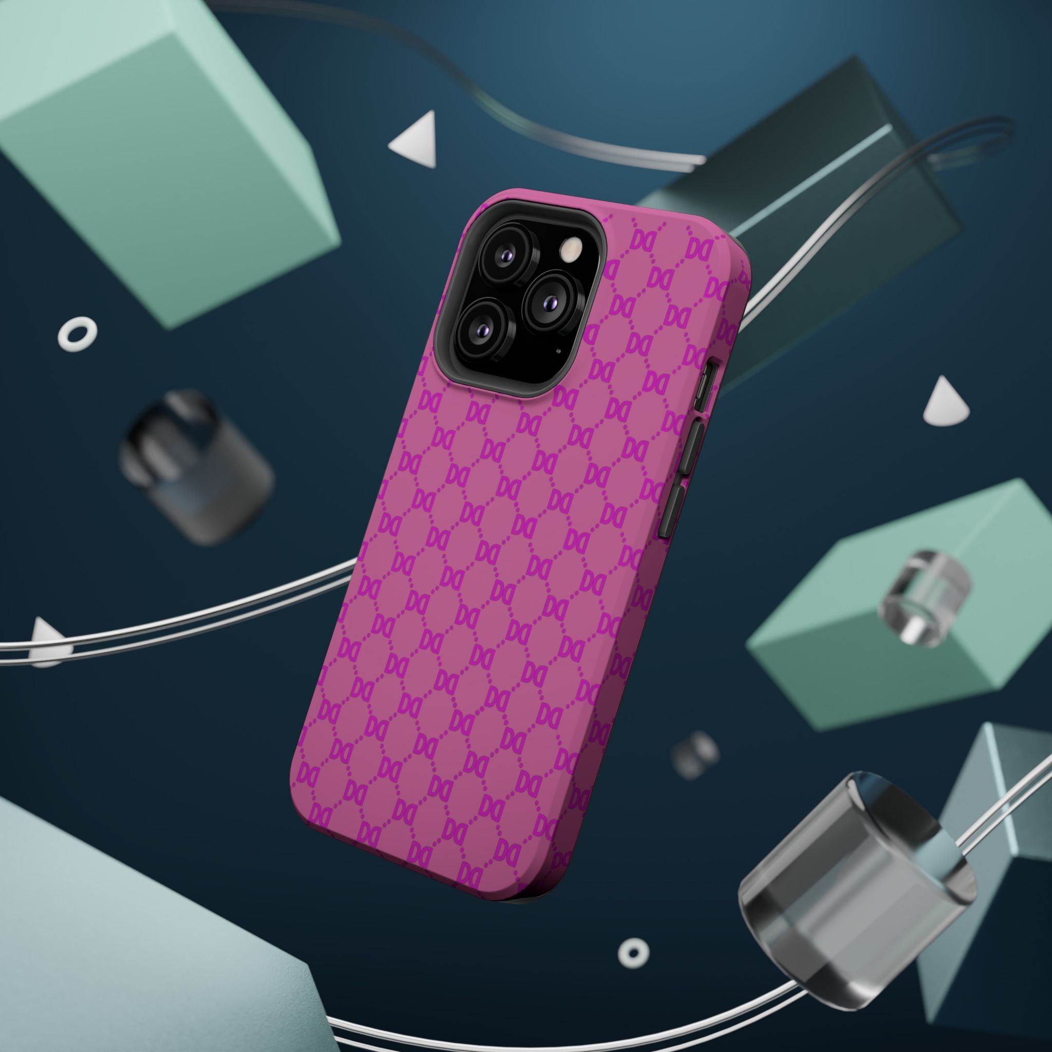 DD Monogram Pattern Magnetic Phone Case