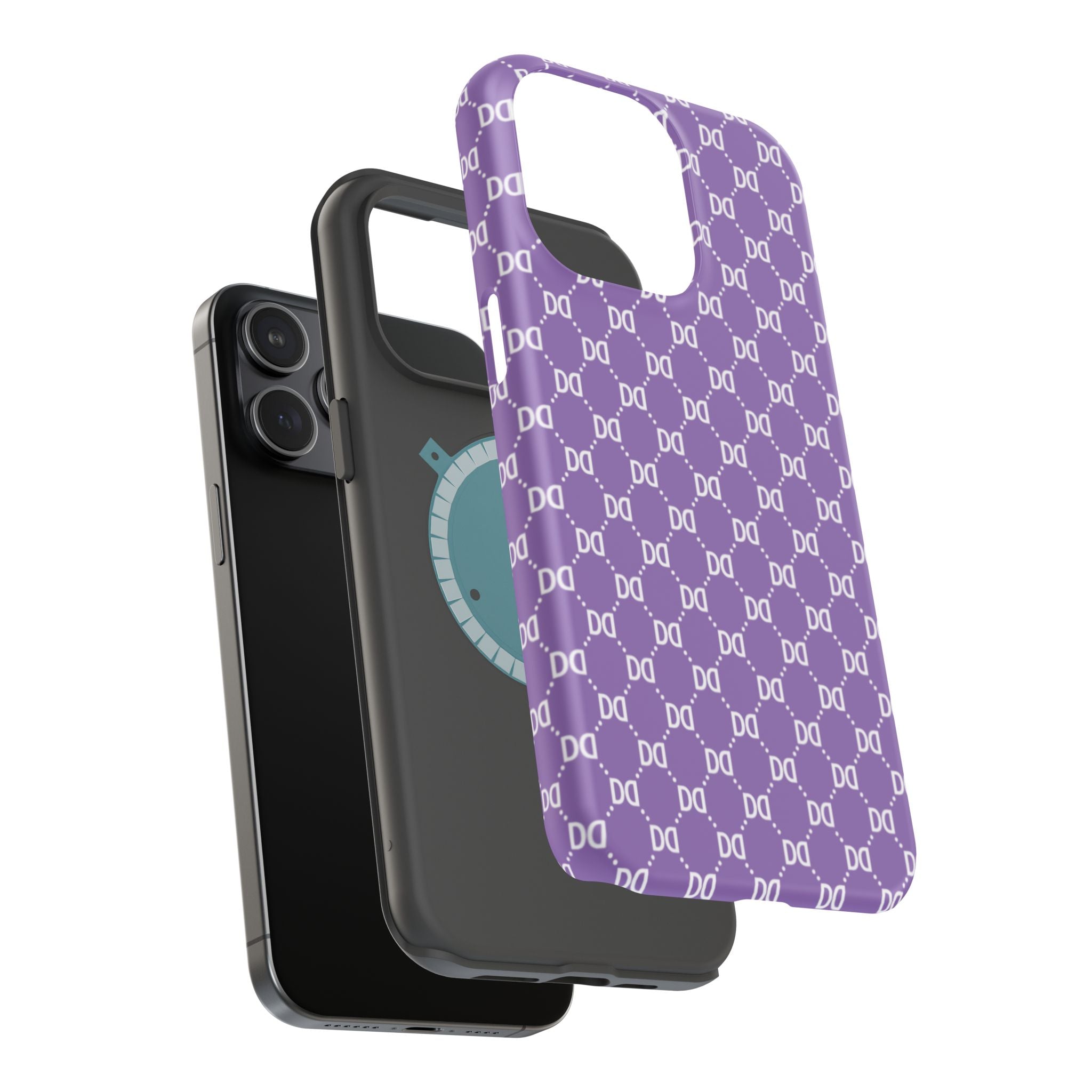 DD Monogram Pattern Magnetic Phone Case