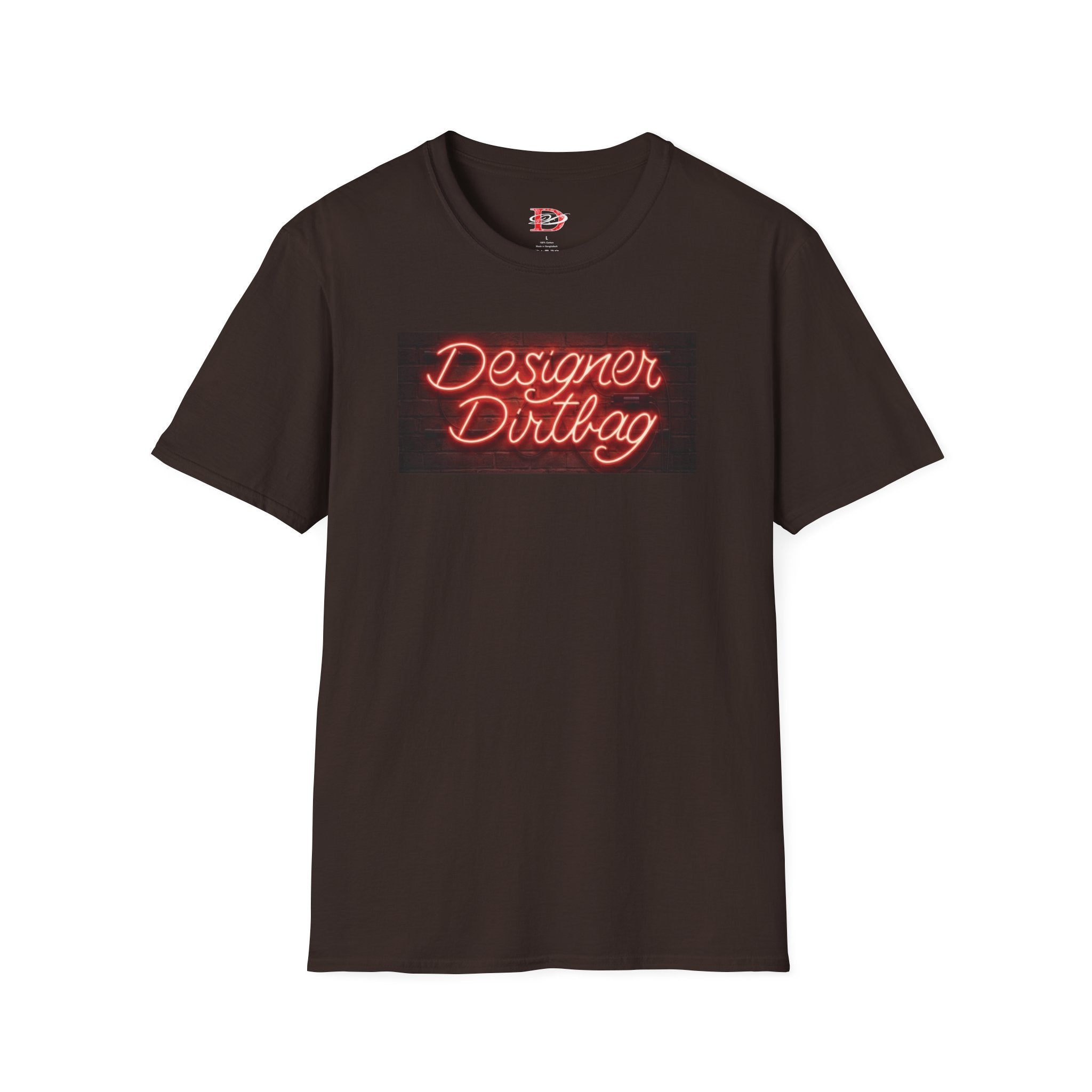 DD Neon Sign Softstyle Unisex T-Shirt