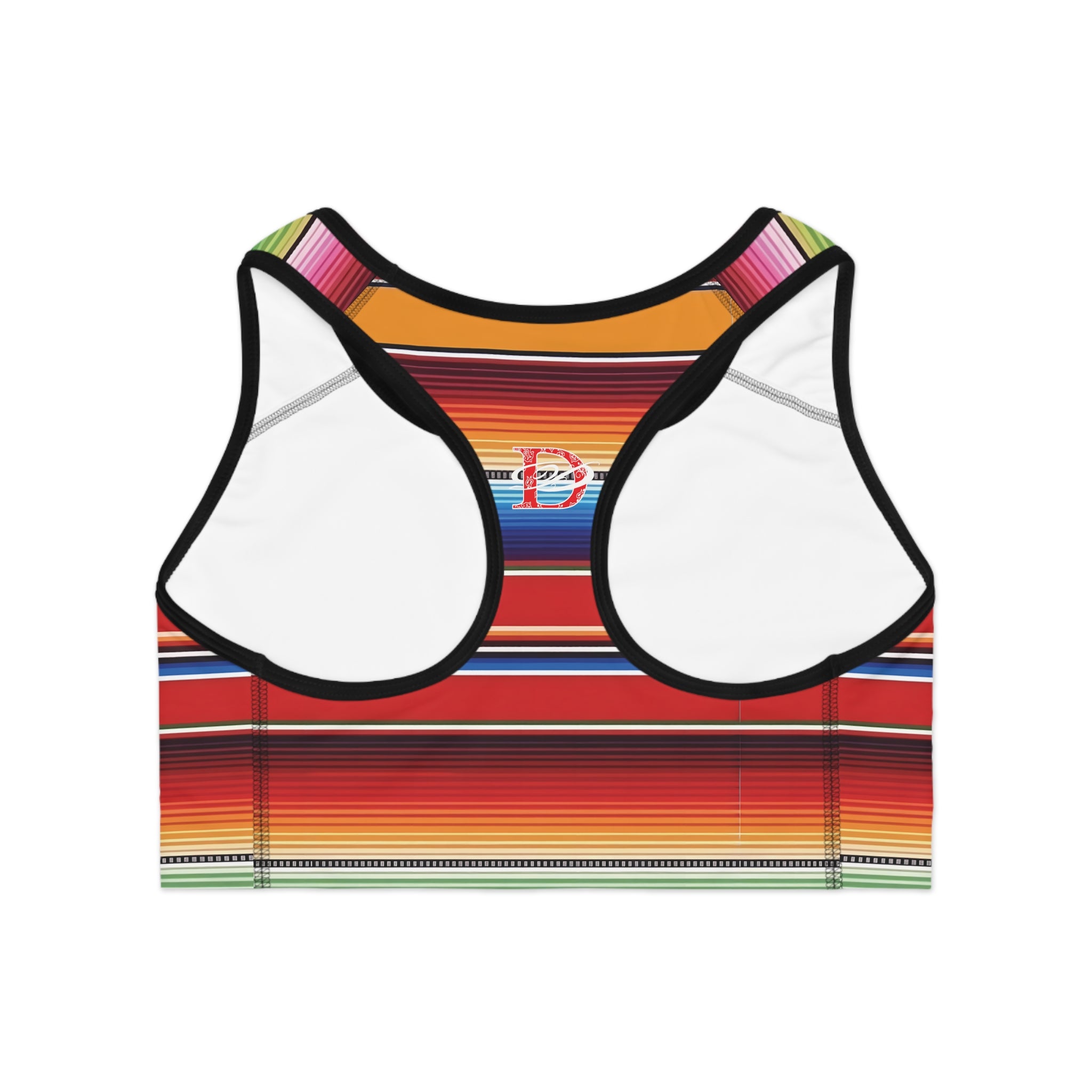 Bandito Panther Paisley Print Sports Bra AOP