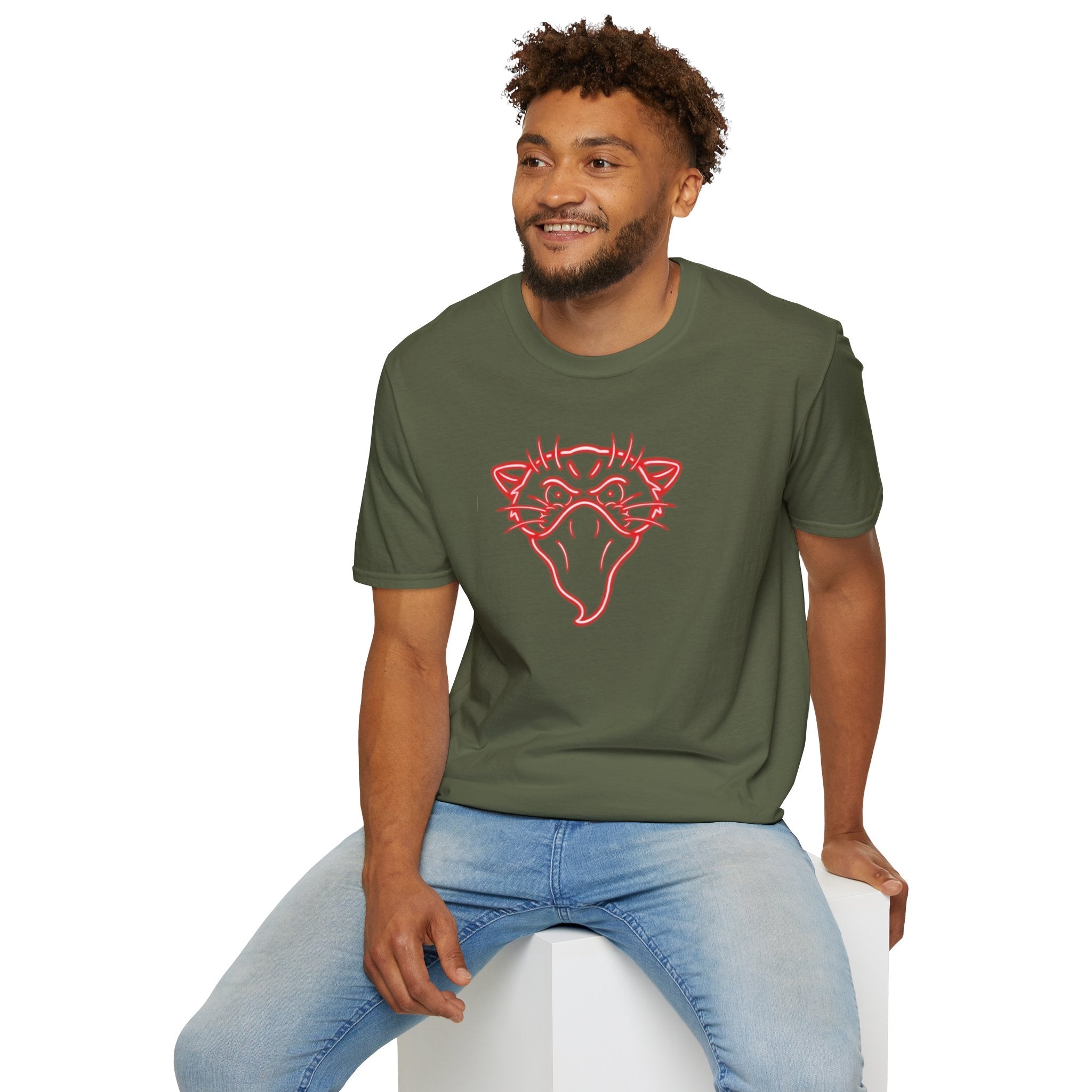 Neon Bandito Panther Softstyle Unisex T-Shirt