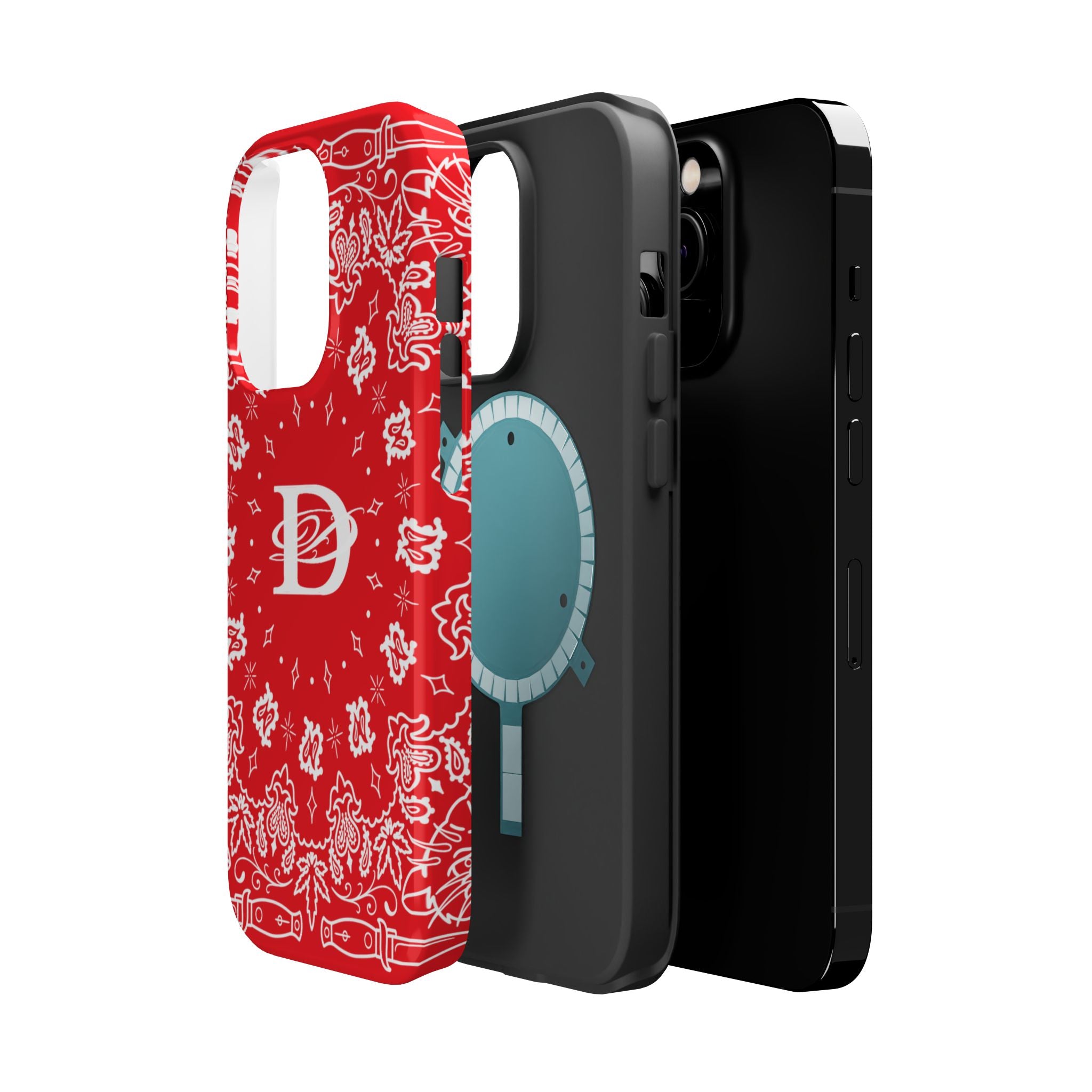 DD Custom Bandana Print Magnetic iPhone Case
