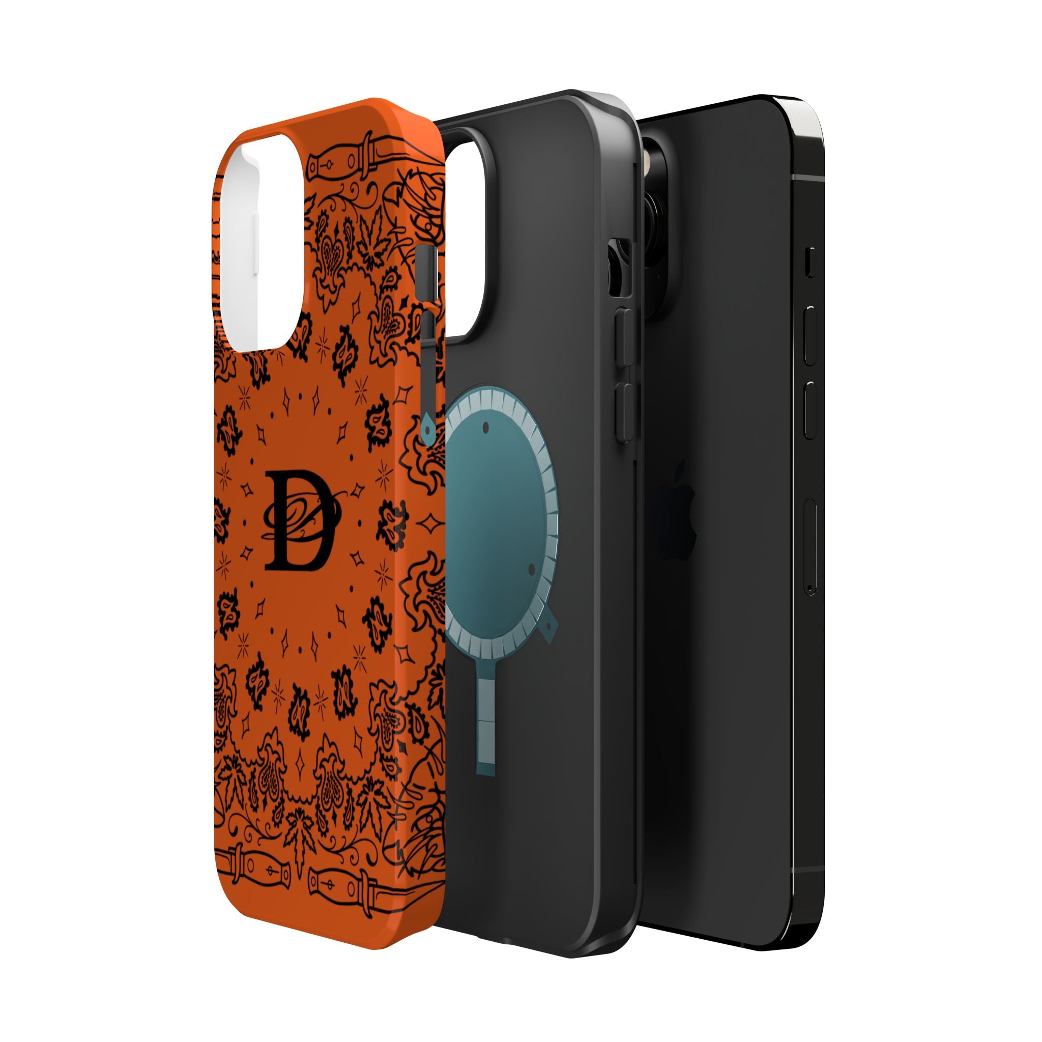 DD Custom Bandana Print Stylish Magnetic Phone Cases for Trendy Protection, Customize Your Style, Personalized Gift, Unique Design