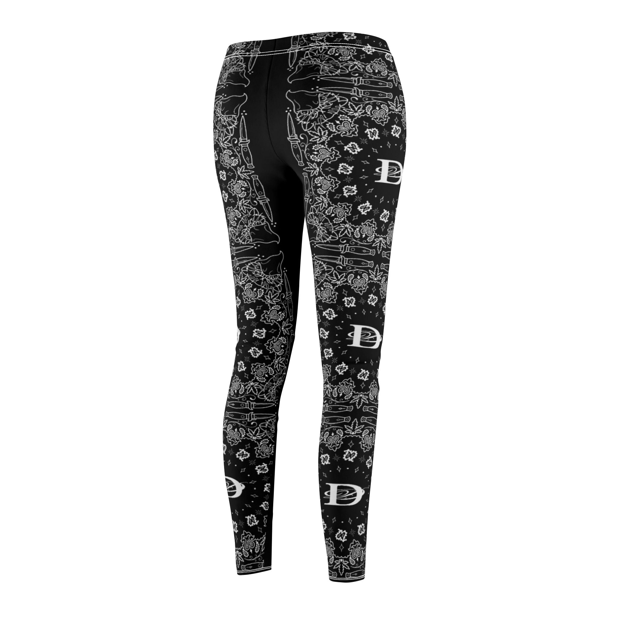 DD Custom Bandana Print Women's Leggings AOP