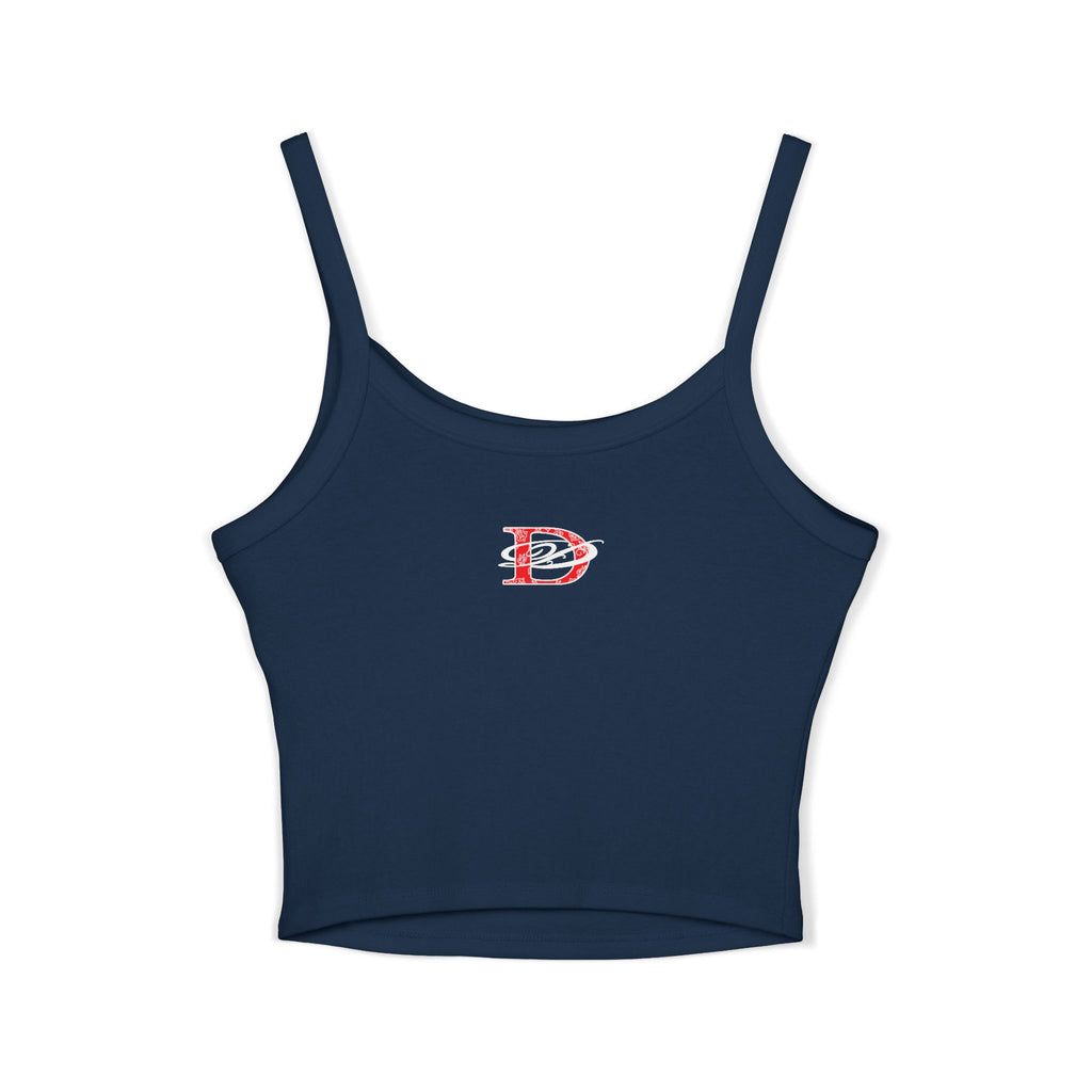 250th Anniversary Eagle w/Flag Shield Spaghetti Strap Woman's Tank Top