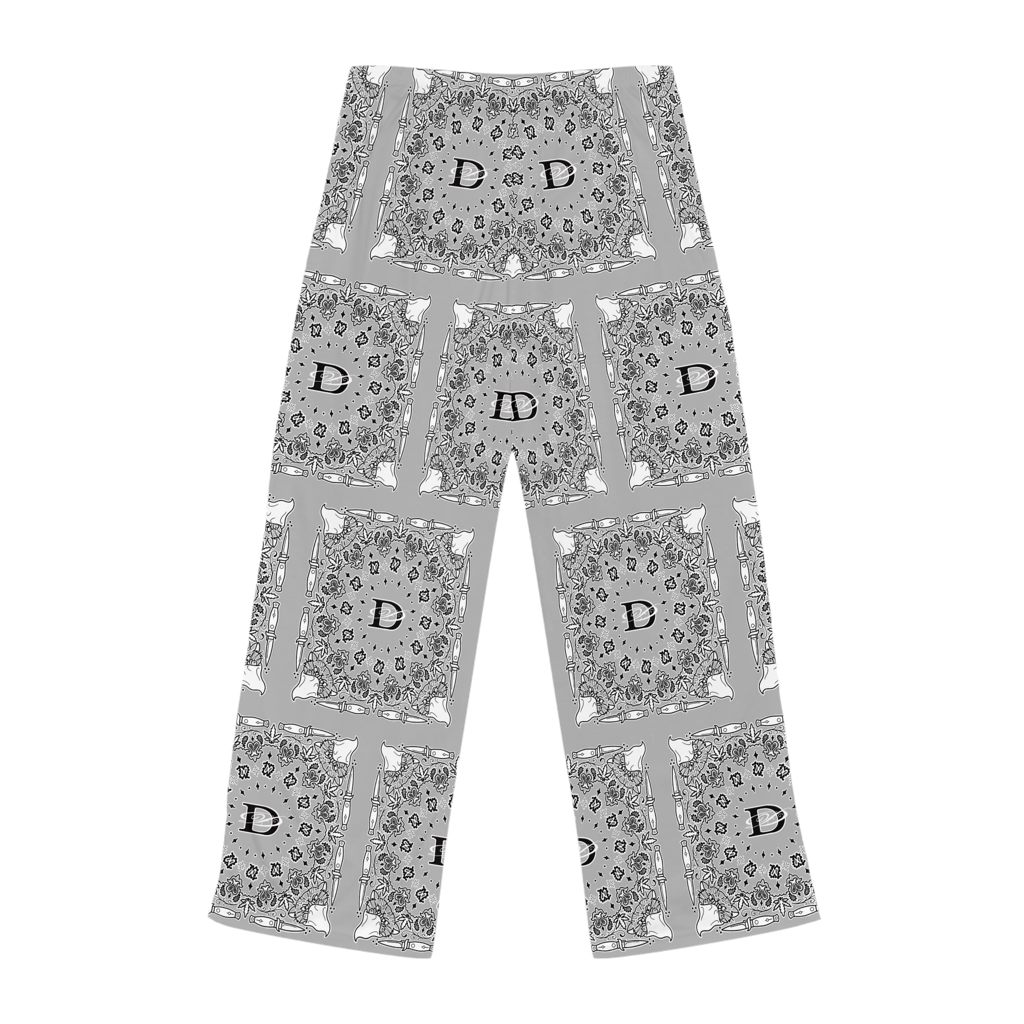 DD Custom Bandana Print Women's Pajama Pants AOP