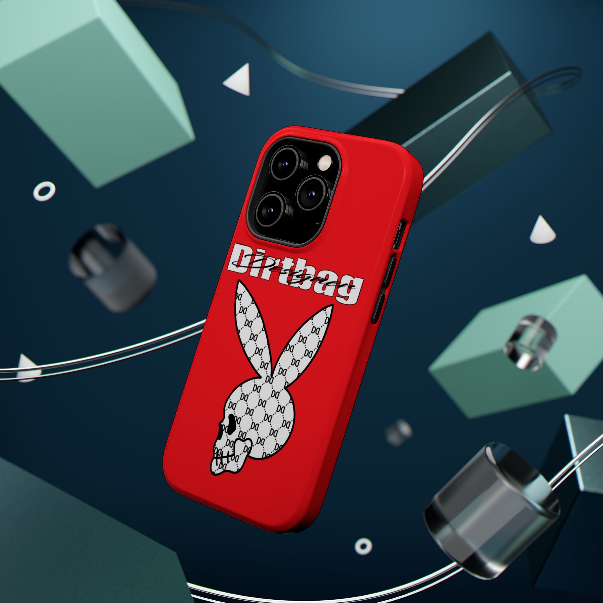 DD Monogram Bunny Skull Magnetic Phone Case
