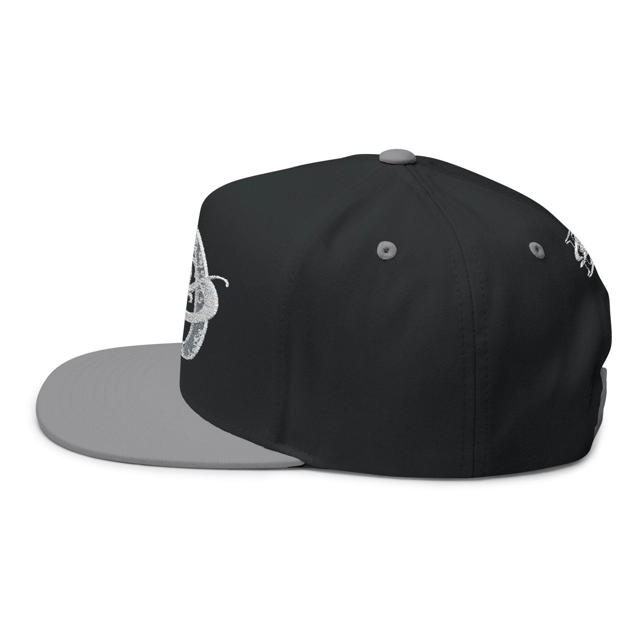 DD Bandana Logo Flat Bill Snapback Cap