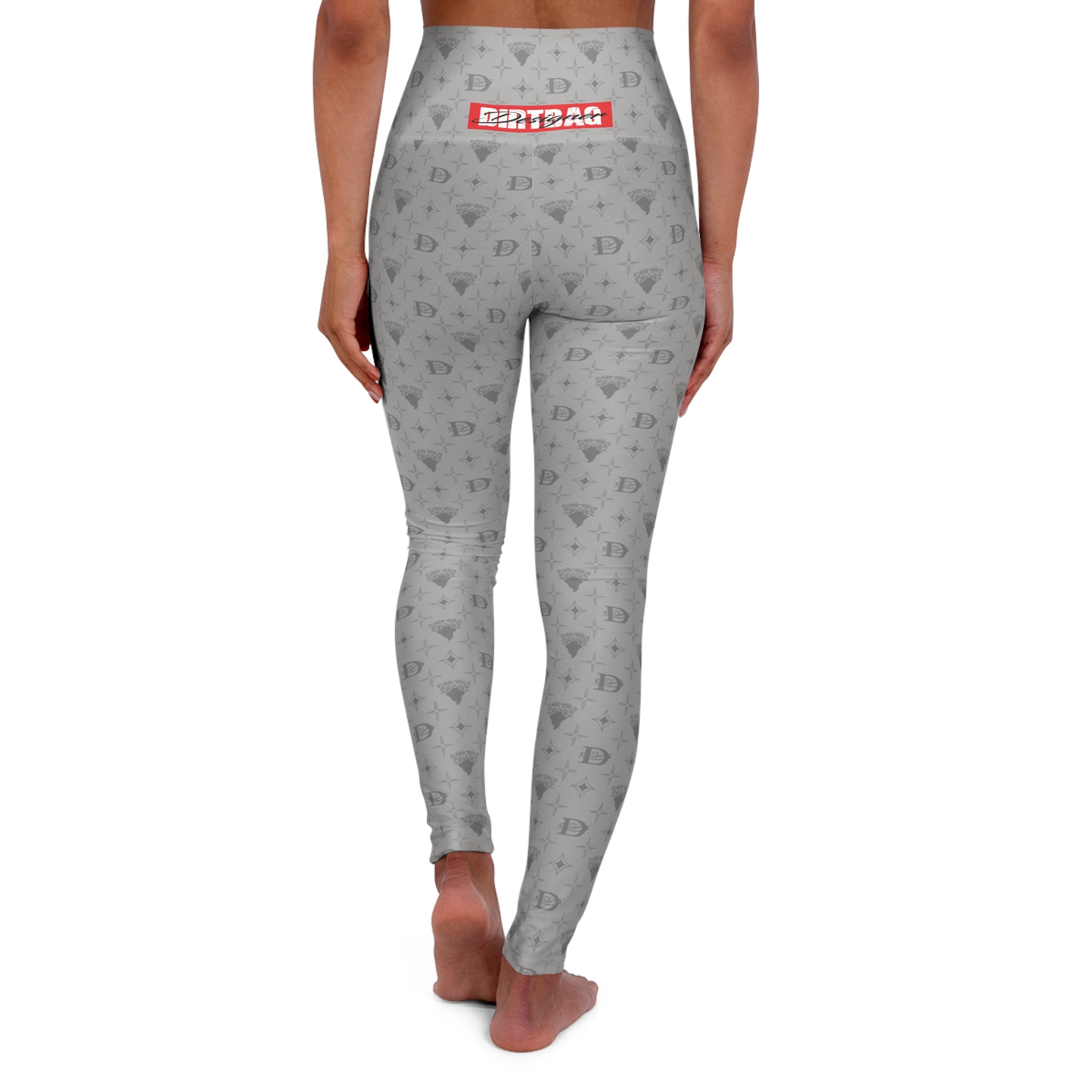 Bandito Panther Custom Monogram Print High Waisted Leggings AOP