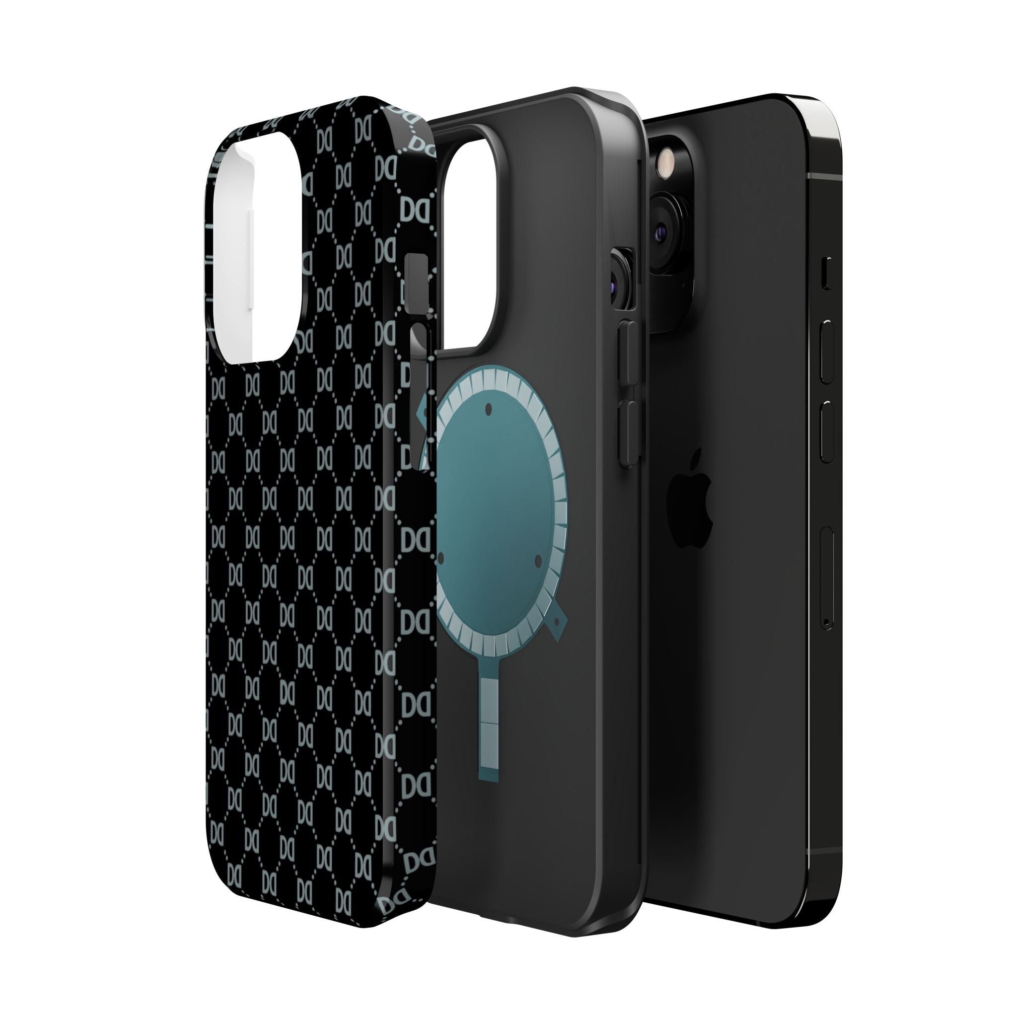 DD Monogram Pattern Magnetic Phone Case