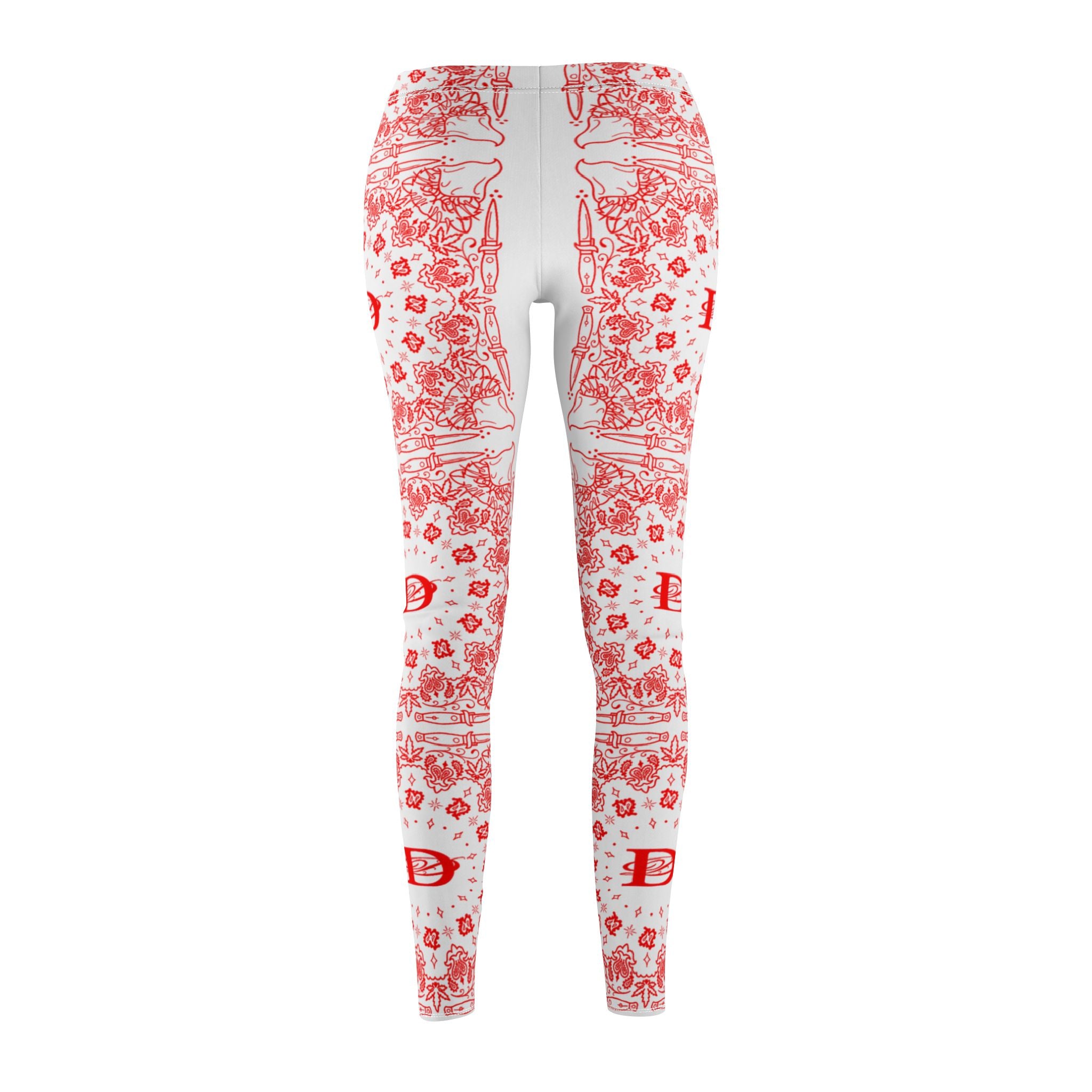 DD Custom Bandana Print Women's Casual Leggings AOP