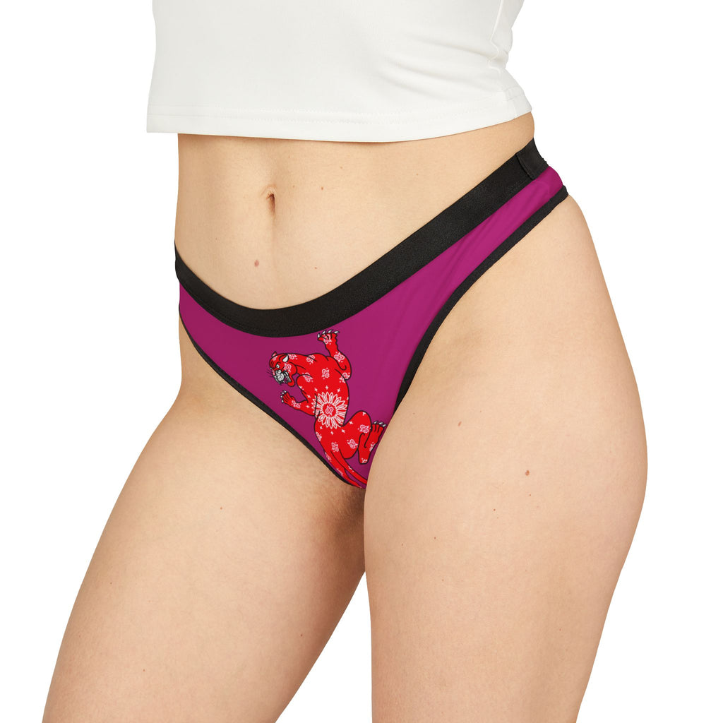 Climbing Panther w/Bandana Women's Thong Underwear | Underwear, Tattoo, Streetwear, Designer, Fashion