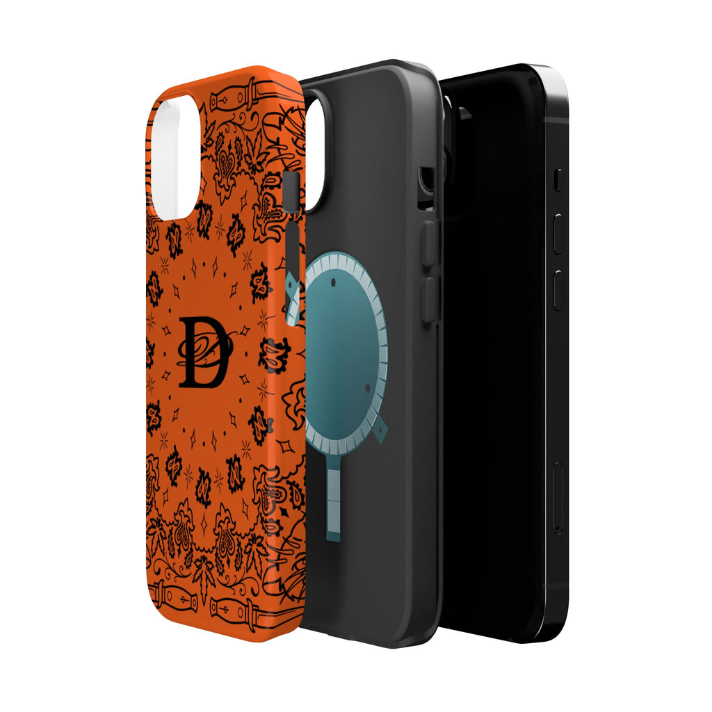 DD Custom Bandana Print Stylish Magnetic Phone Cases for Trendy Protection, Customize Your Style, Personalized Gift, Unique Design