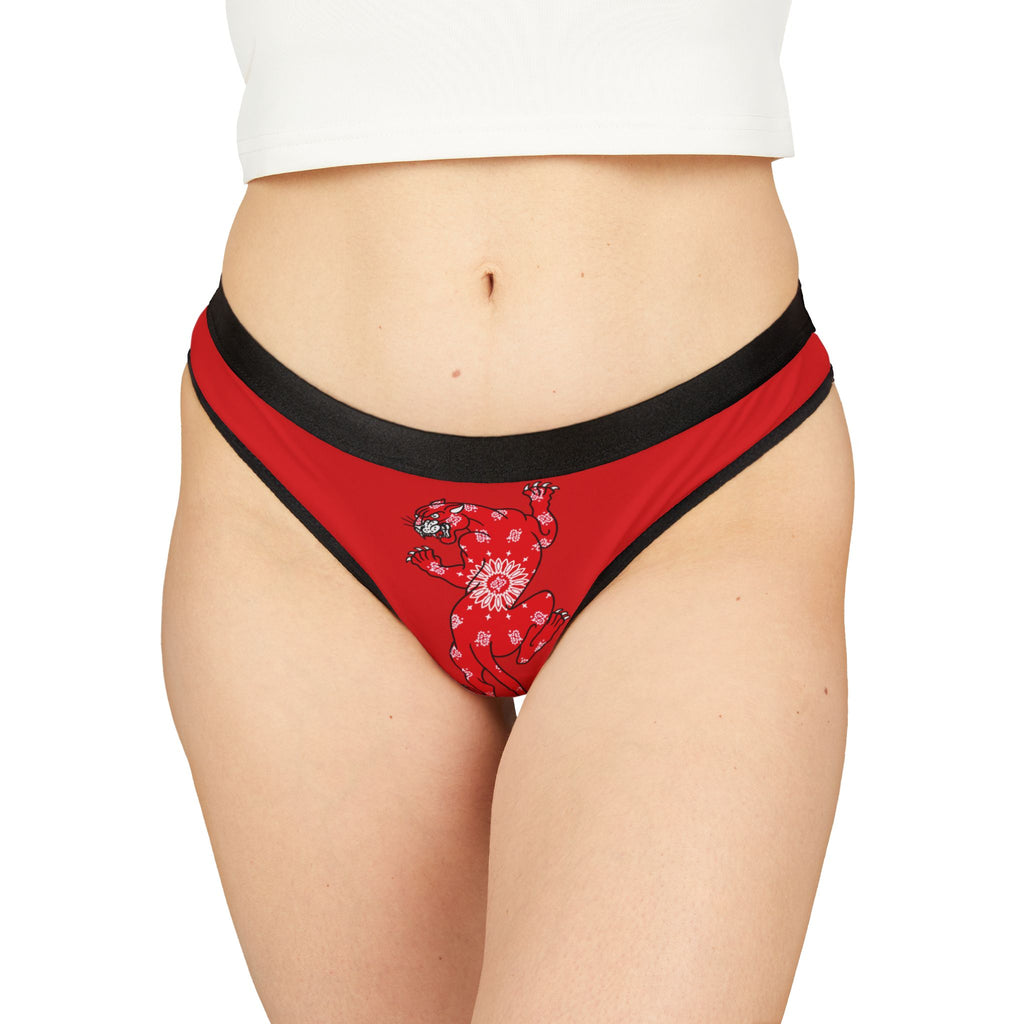 Climbing Panther w/Bandana Women's Thong Underwear | Underwear, Tattoo, Streetwear, Designer, Fashion
