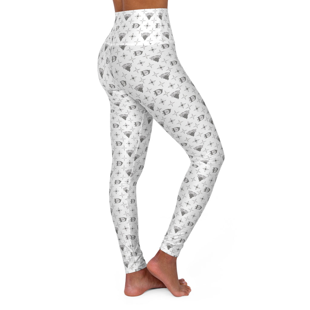 Bandito Panther Custom Monogram High Waisted Leggings AOP