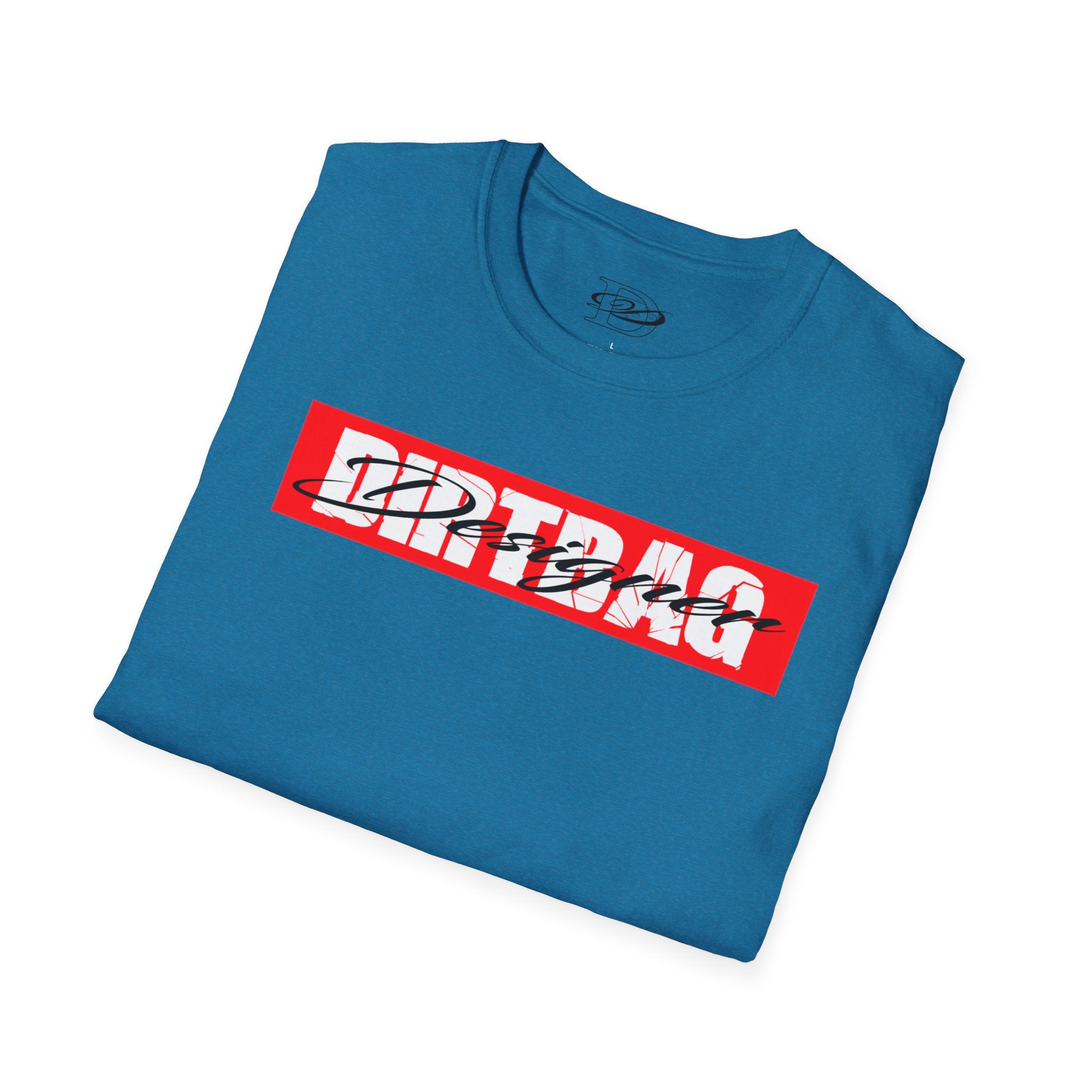 Broken Dirtbag Logo Graphic Unisex Softstyle T-Shirt, Casual Wear, Streetwear, Urban Fashion, Tattoo