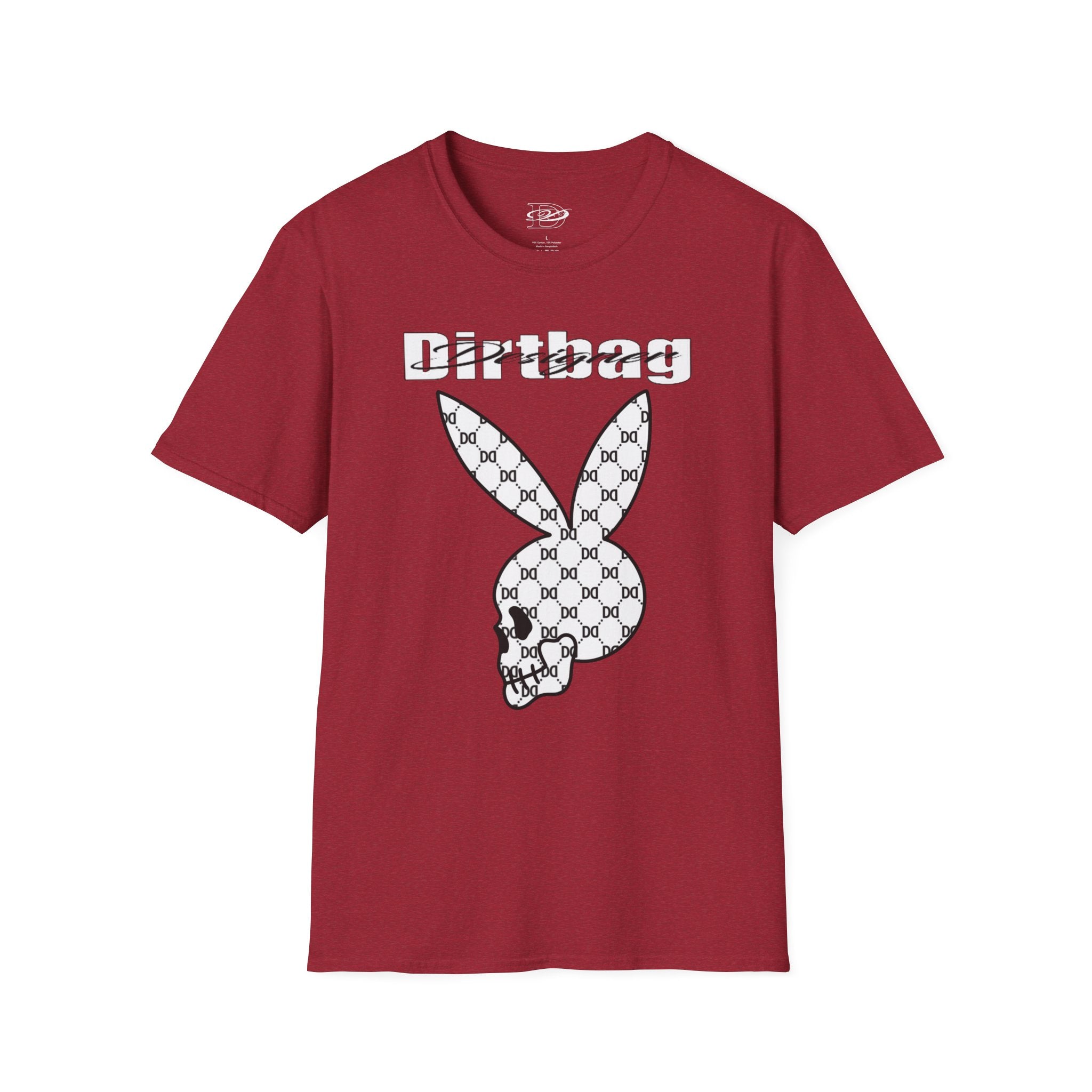 DD Monogram Bunny Skull Unisex Softstyle T-Shirt