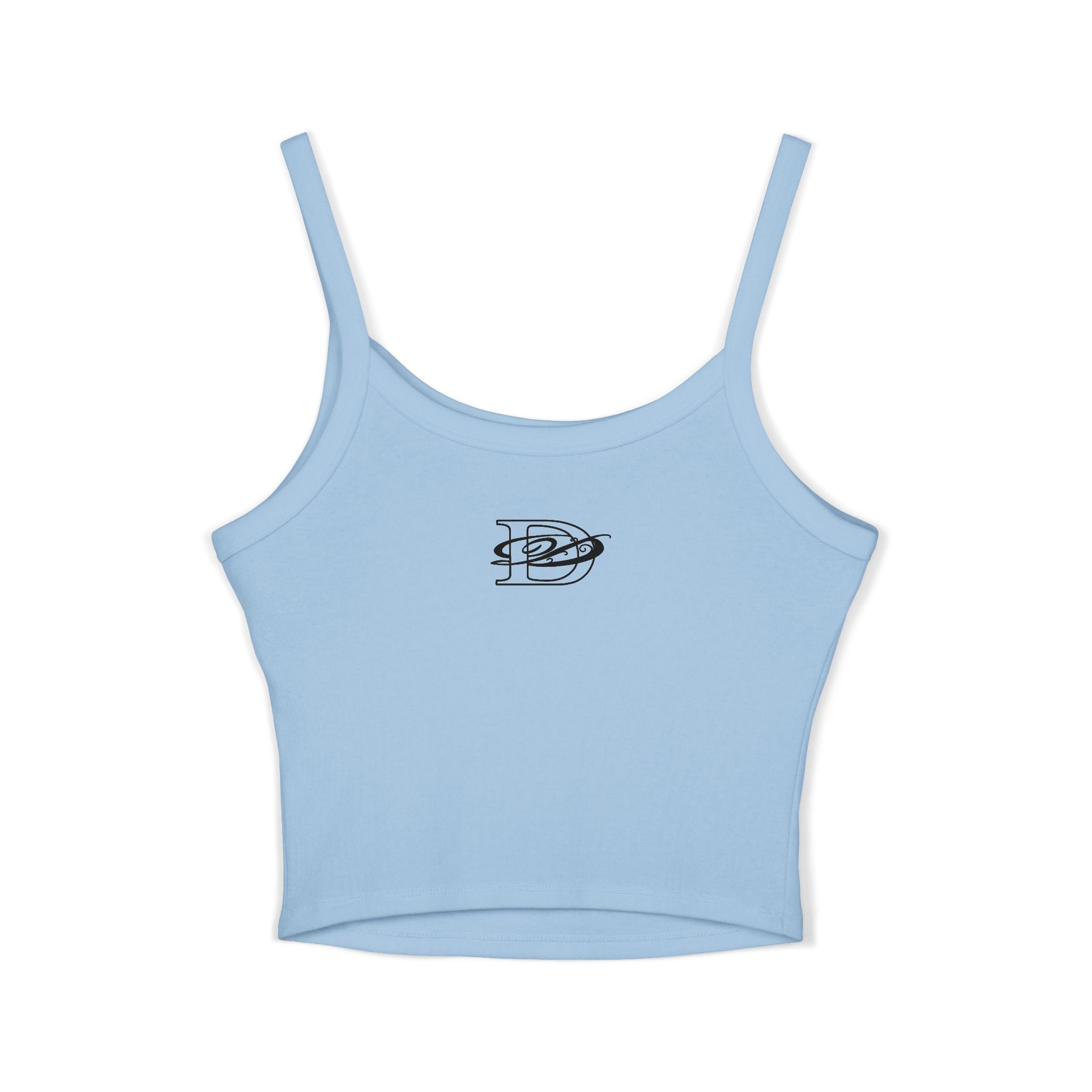 DD Monogram Bunny Skull Design Women's Spaghetti Strap Tank Top