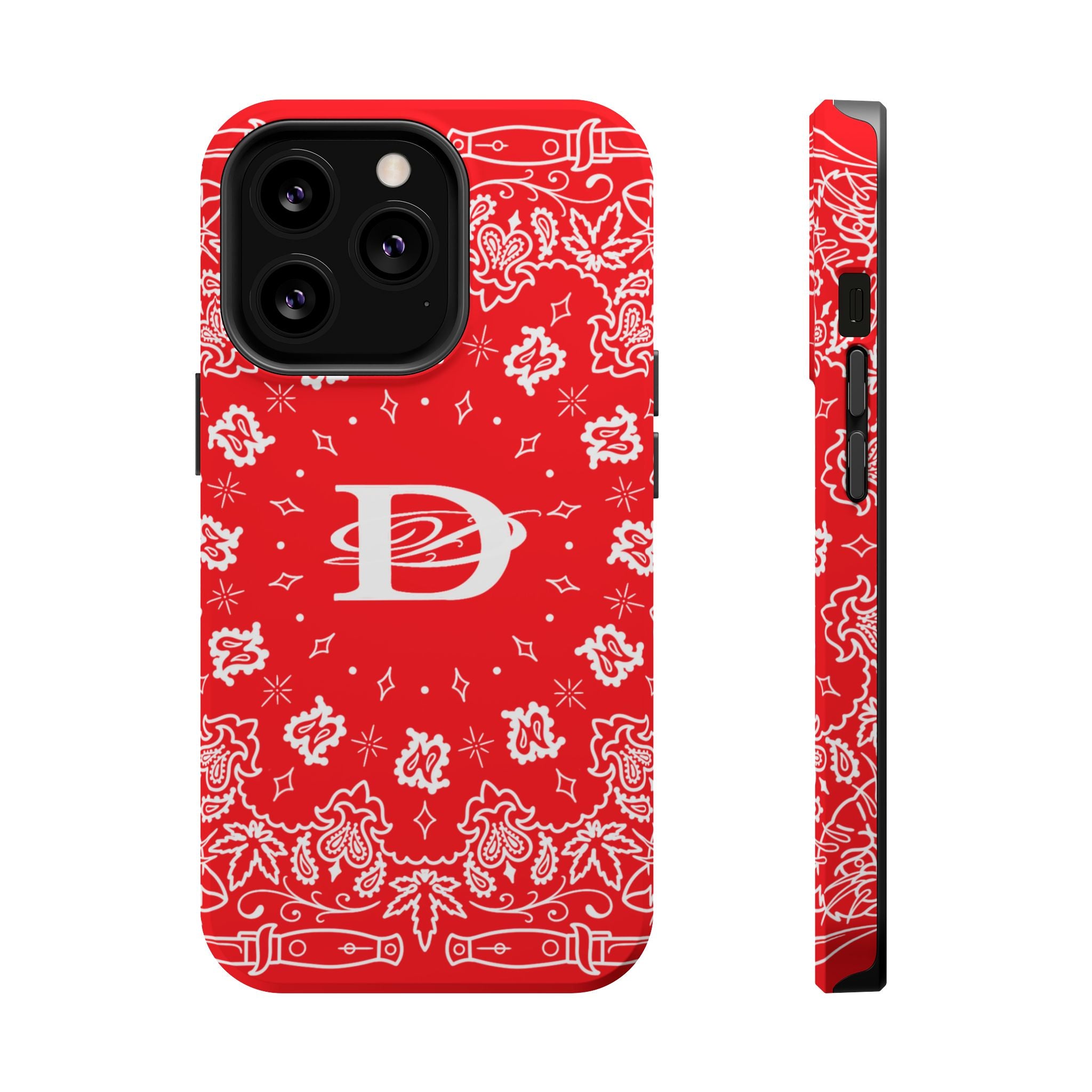 DD Custom Bandana Print Magnetic iPhone Case