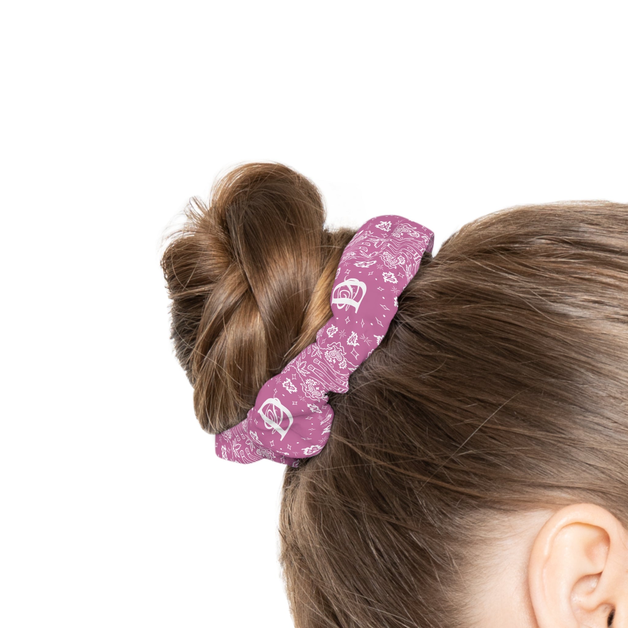 DD Custom Bandana Print Scrunchie AOP
