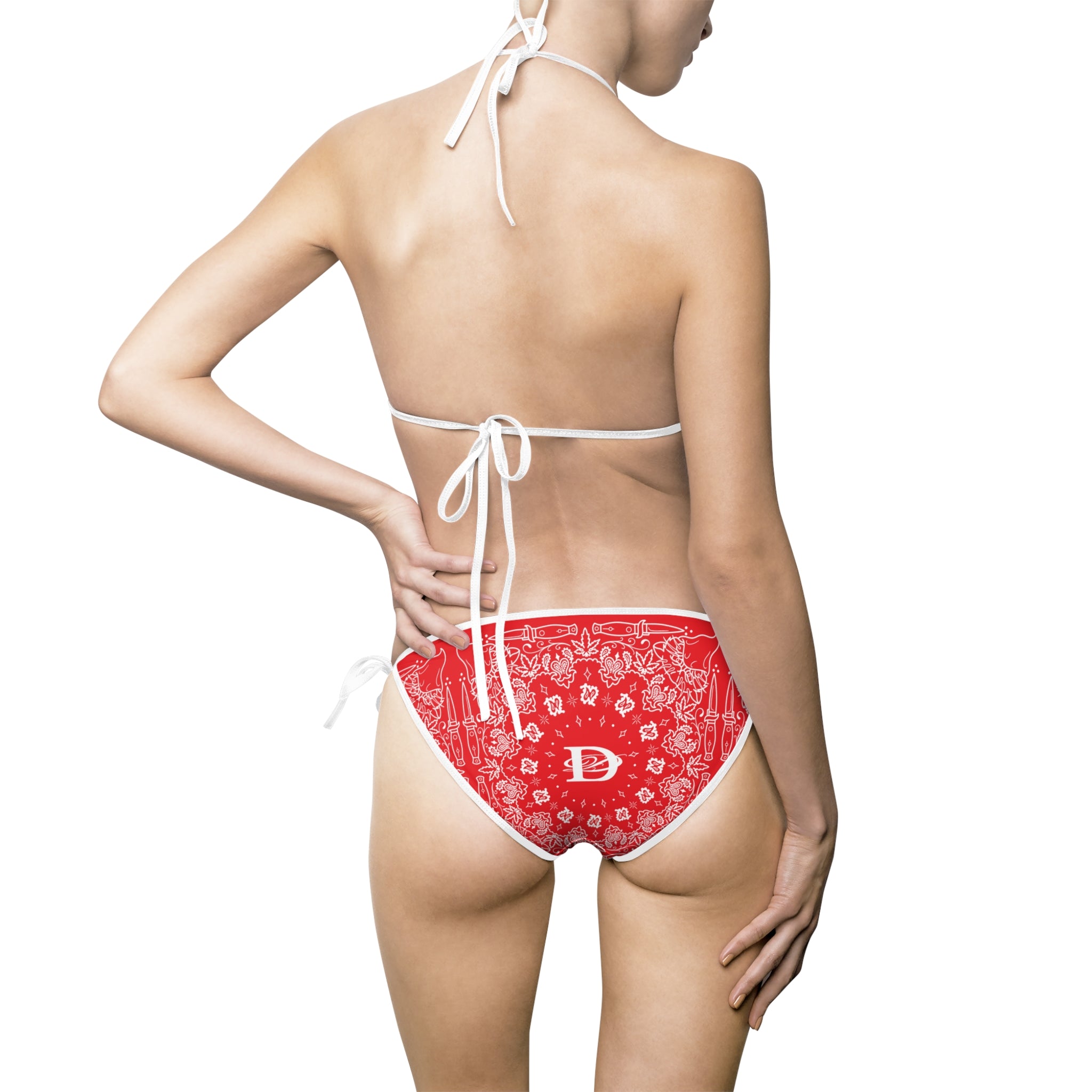 DD Custom Bandana Womens's Bikini Swimsuit AOP