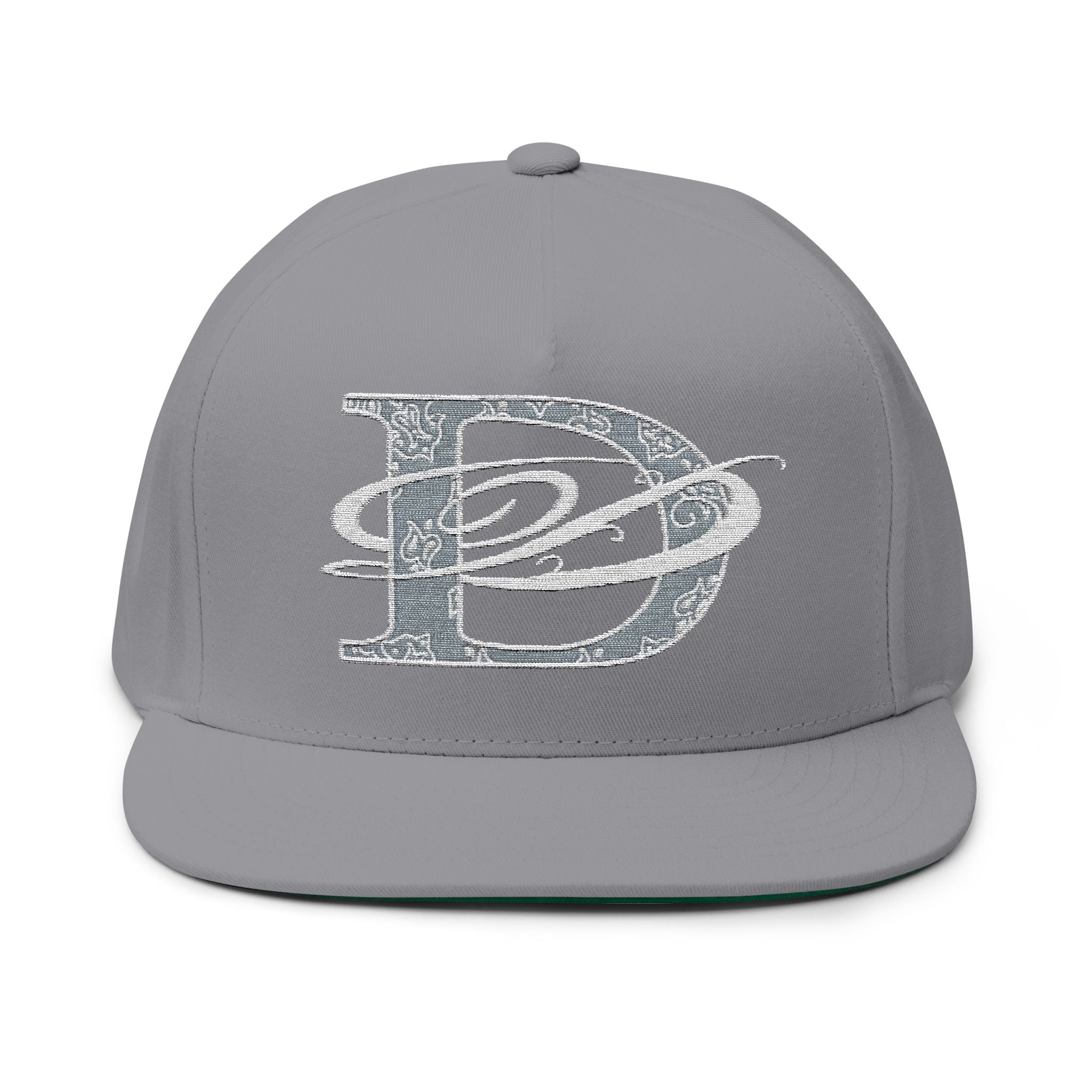 DD Bandana Logo Flat Bill Snapback Cap