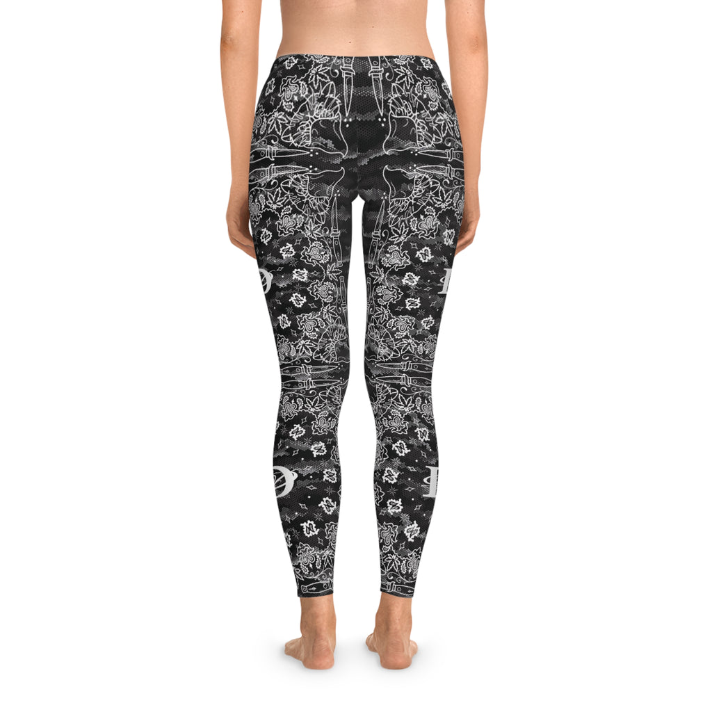 DD Custom Bandana Print W/ Urban Digital Hexagon Camo Leggings AOP