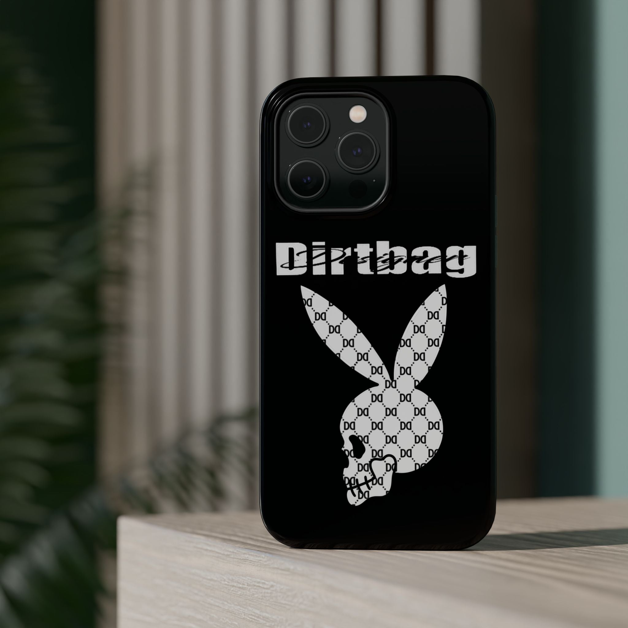 DD Monogram Bunny Skull Magnetic Phone Case