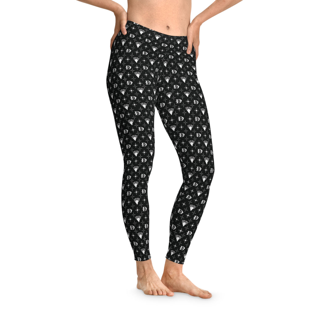 Bandito Panther Custom Monogram Women's Casual Leggings AOP