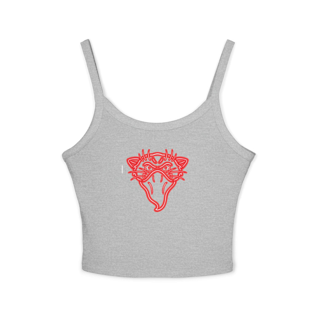 Neon Bandito Panther Design Spaghetti Strap Woman's Tank Top