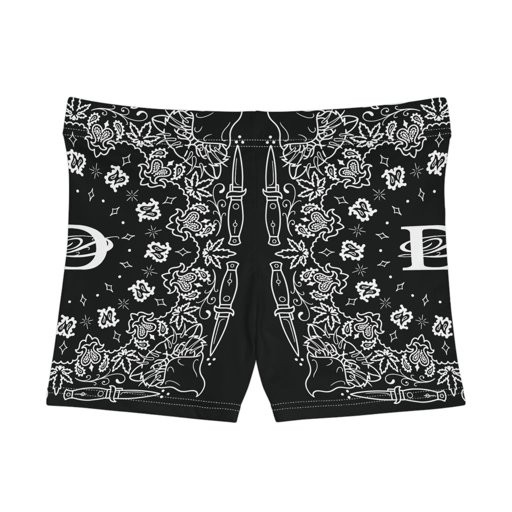 Custom Bandana Print Women's Shorts AOP