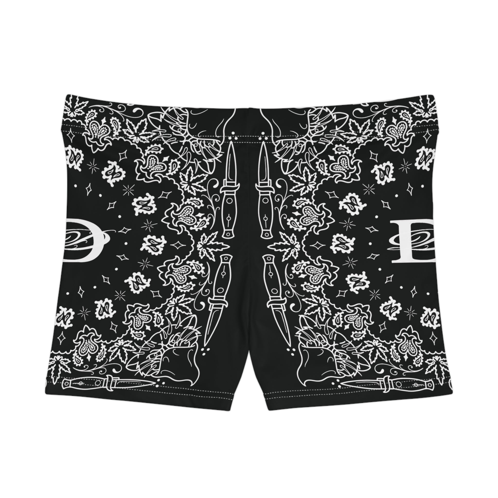 Custom Bandana Print Women's Shorts AOP