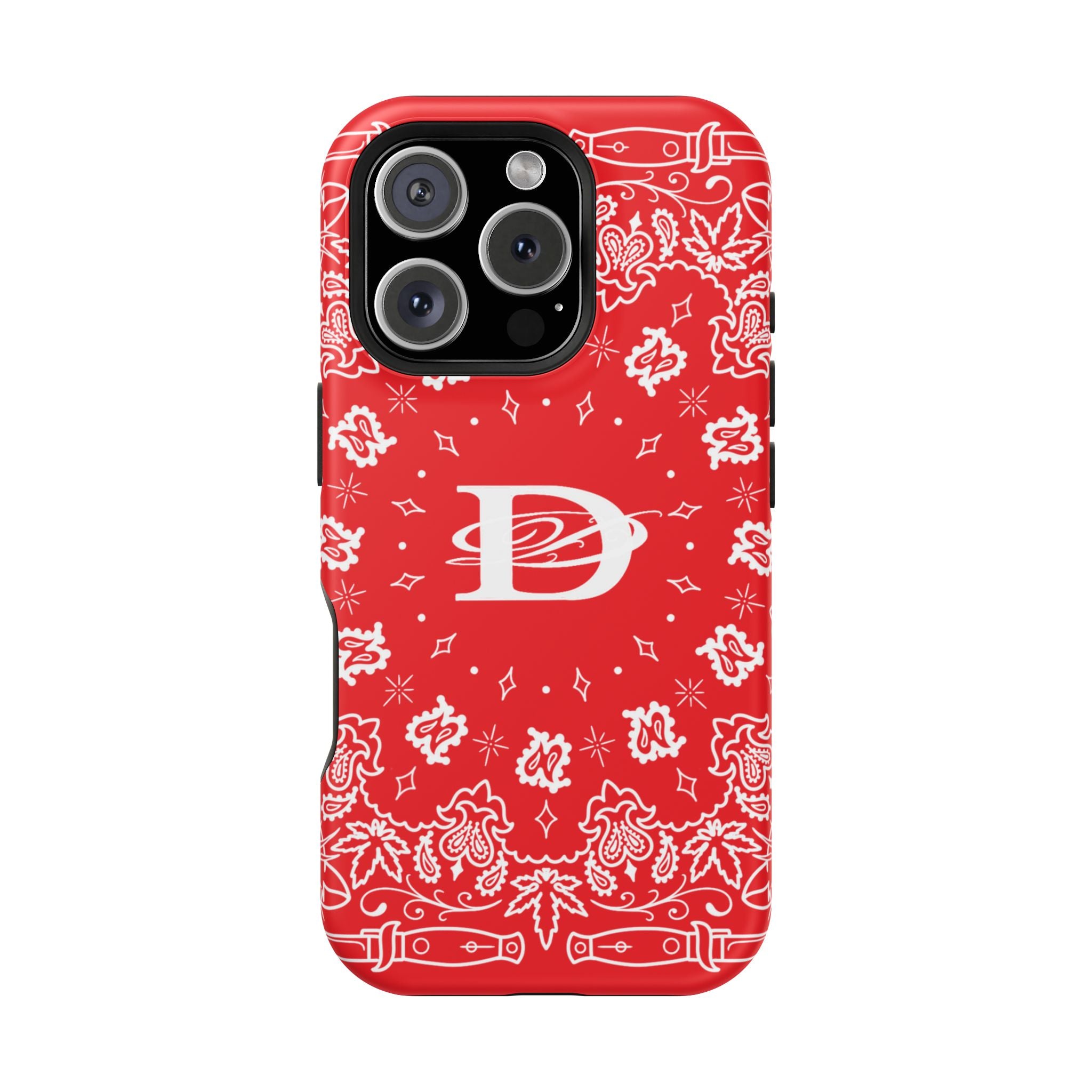 DD Custom Bandana Print Magnetic iPhone Case