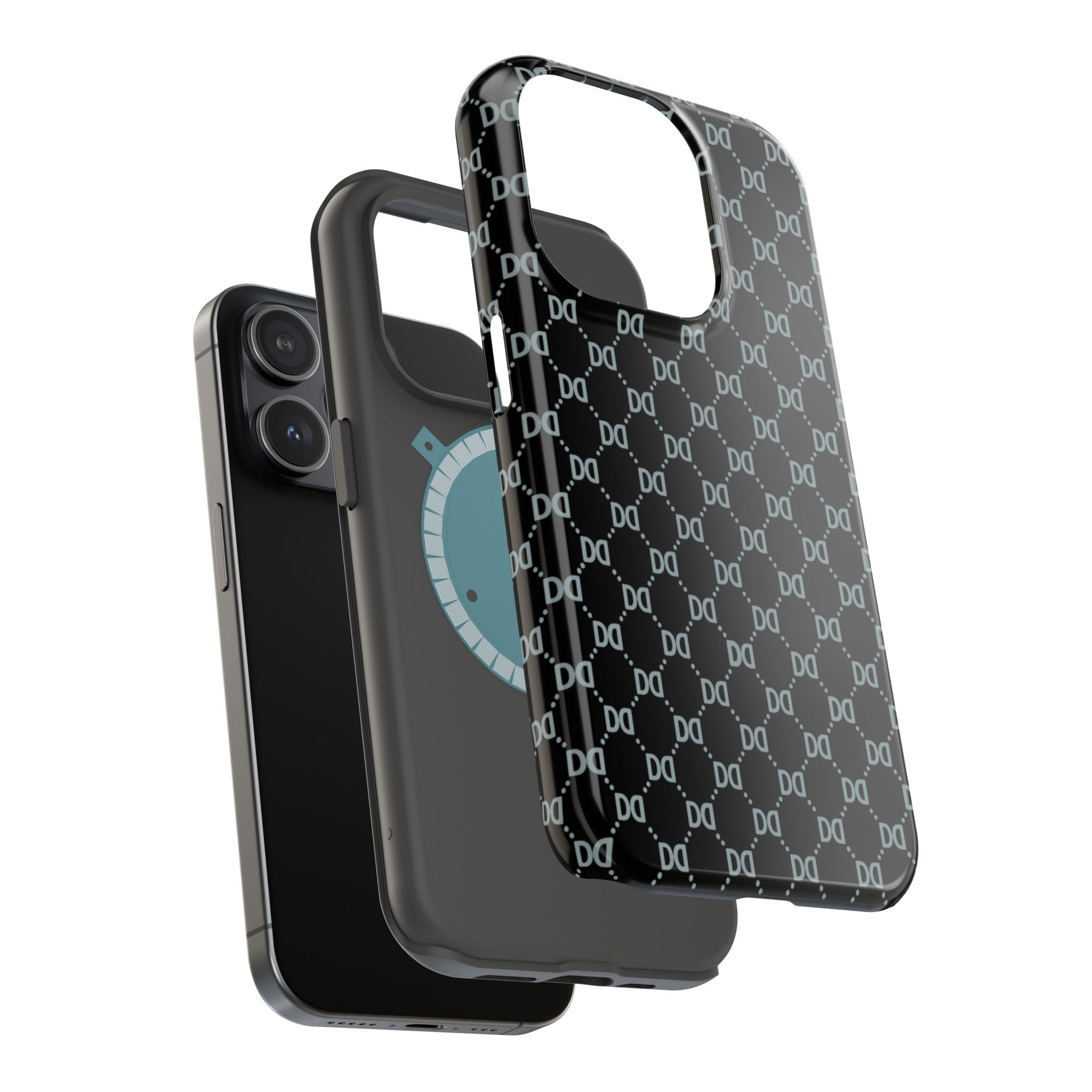 DD Monogram Pattern Magnetic Phone Case