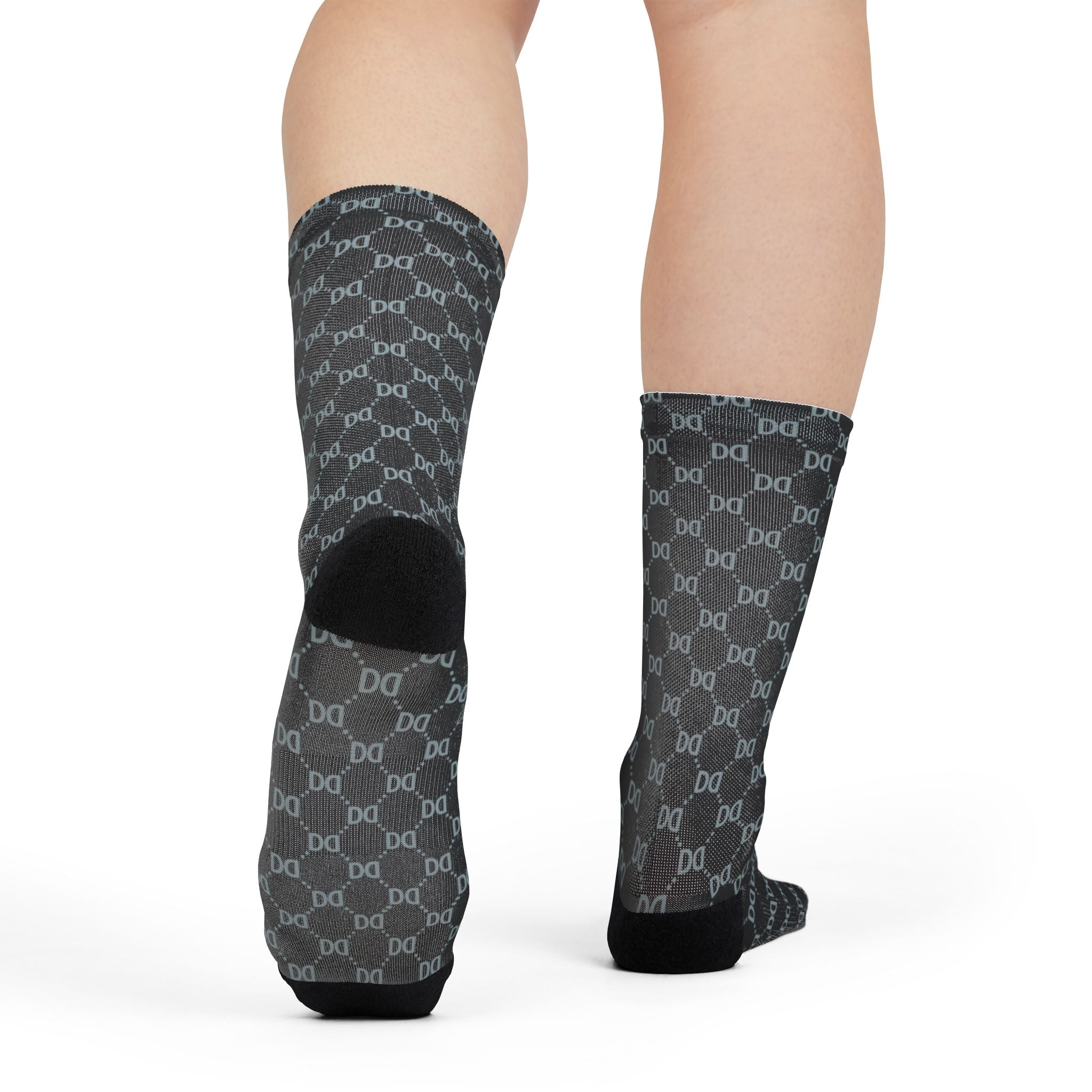 DD Monogram Crew Socks | Unisex, Streetwear, Tattoo, Designer, Fashion