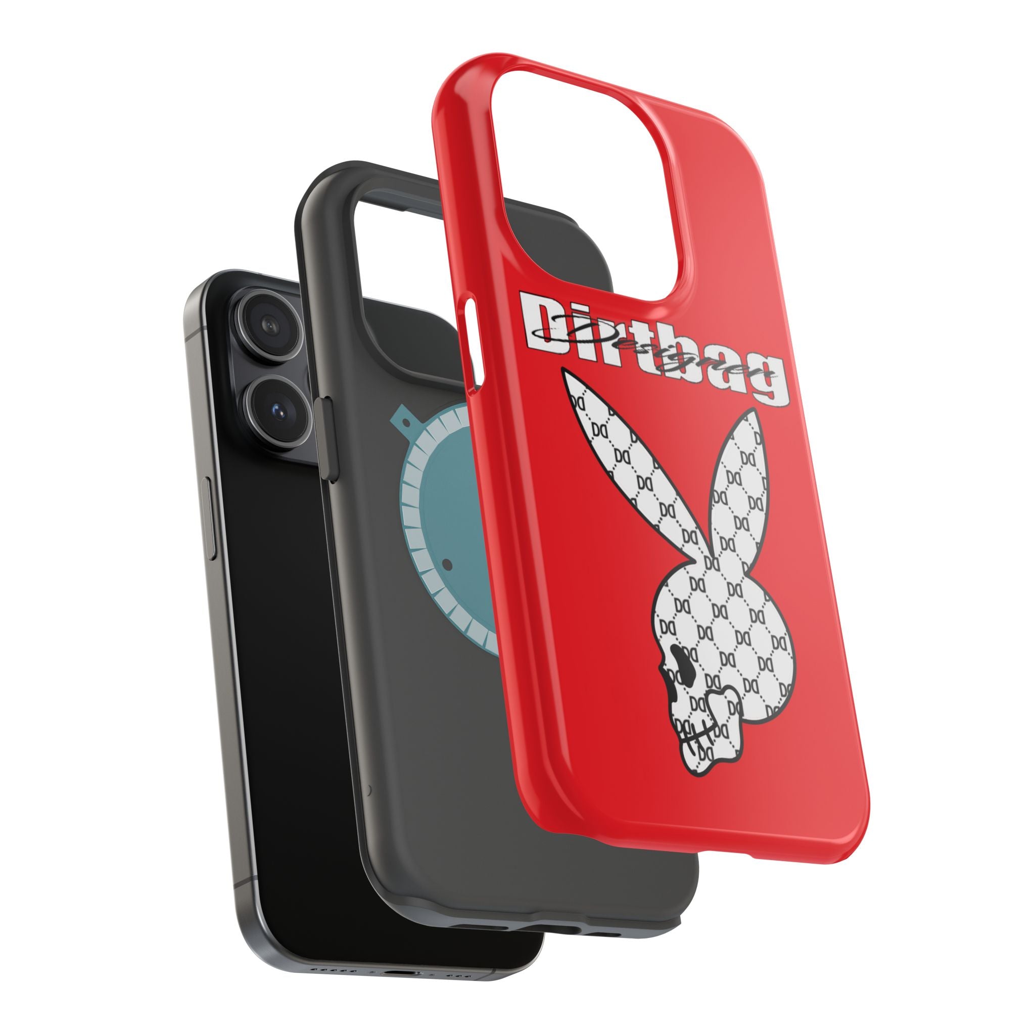 DD Monogram Bunny Skull Magnetic Phone Case