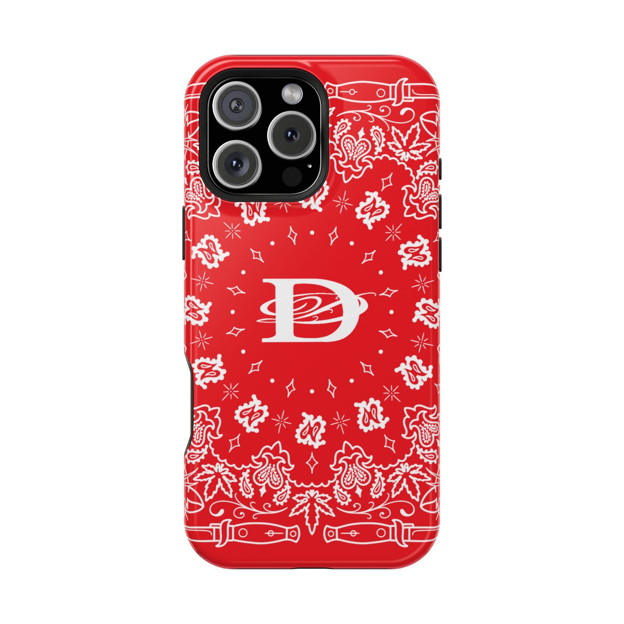 DD Custom Bandana Print Magnetic iPhone Case