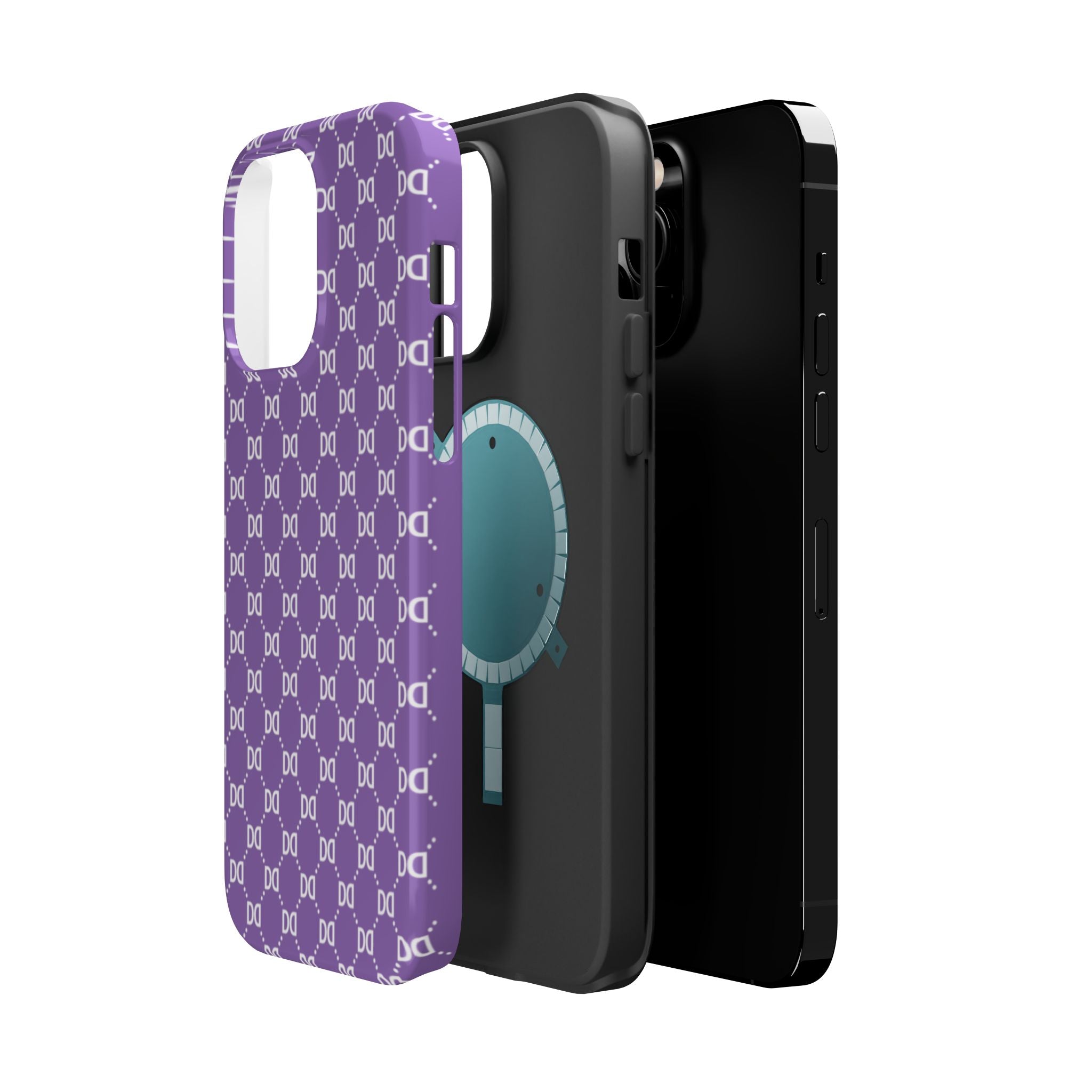 DD Monogram Pattern Magnetic Phone Case