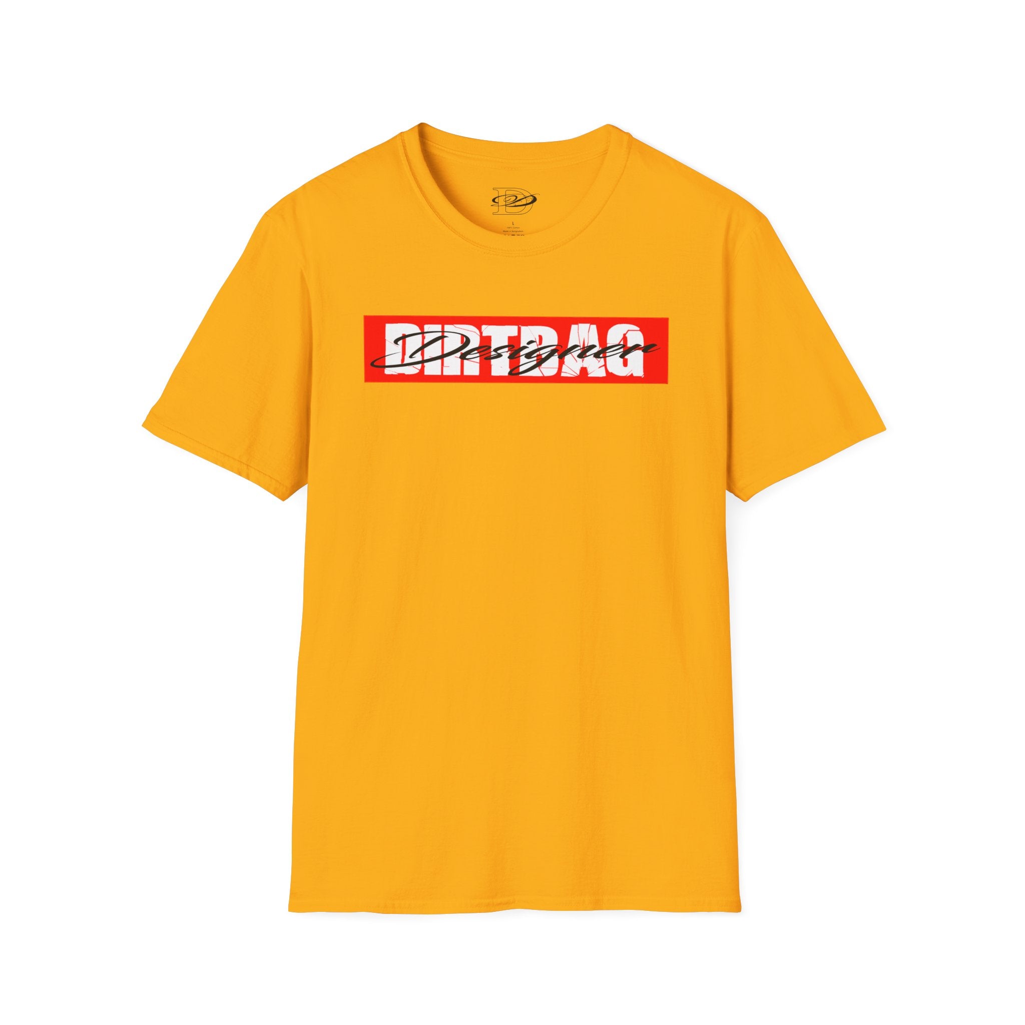 Broken Dirtbag Logo Graphic Unisex Softstyle T-Shirt, Casual Wear, Streetwear, Urban Fashion, Tattoo